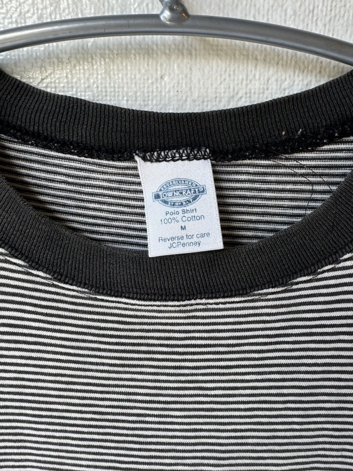Towncraft Vintage Black & White Stripped pocket tee Size US M / EU 48-50 / 2 - 4 Thumbnail