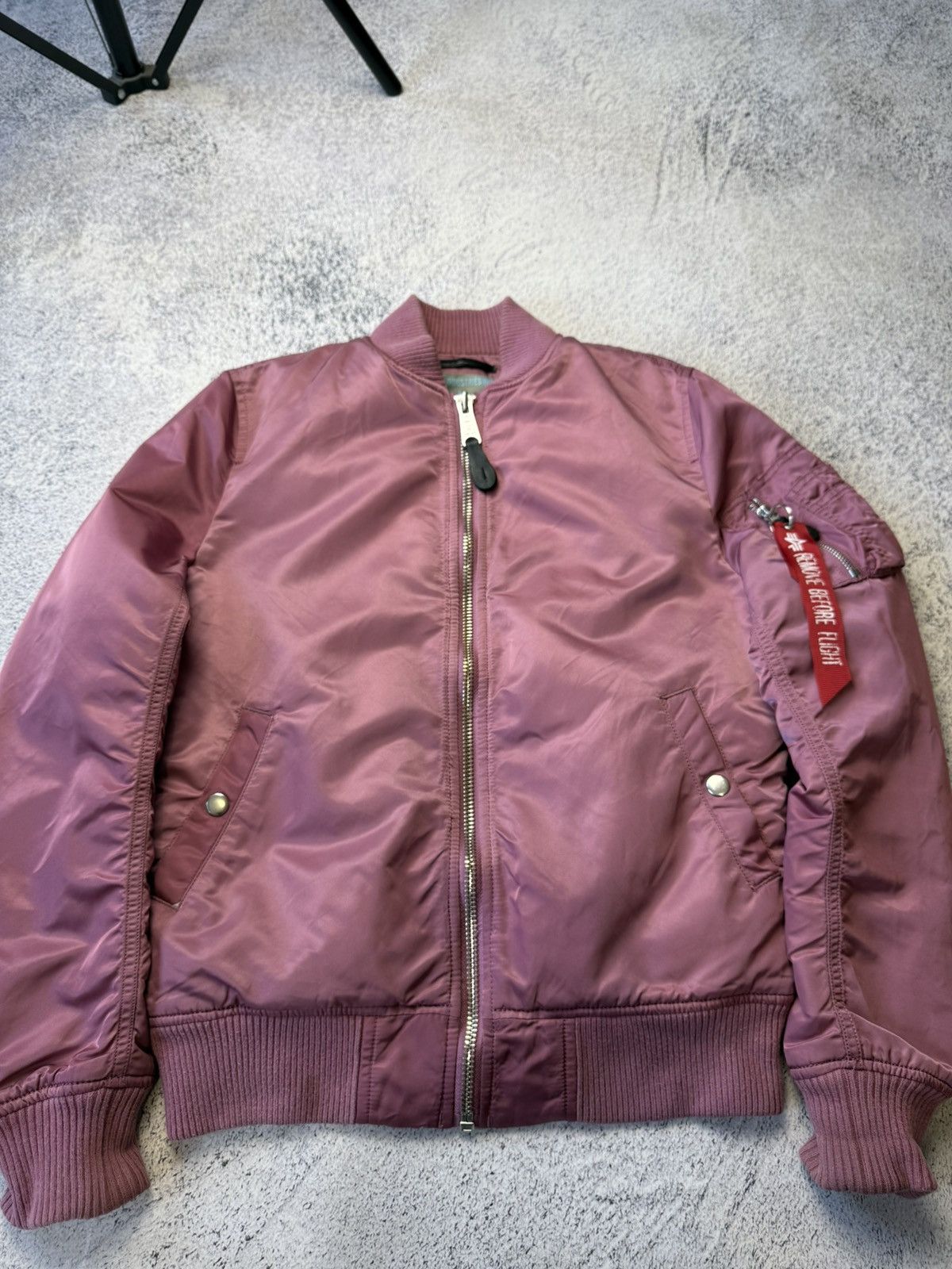 Alpha Industries Vintage Alpha Industries Bomber Jacket MA1 USA Size M / US 6-8 / IT 42-44 - 10 Thumbnail