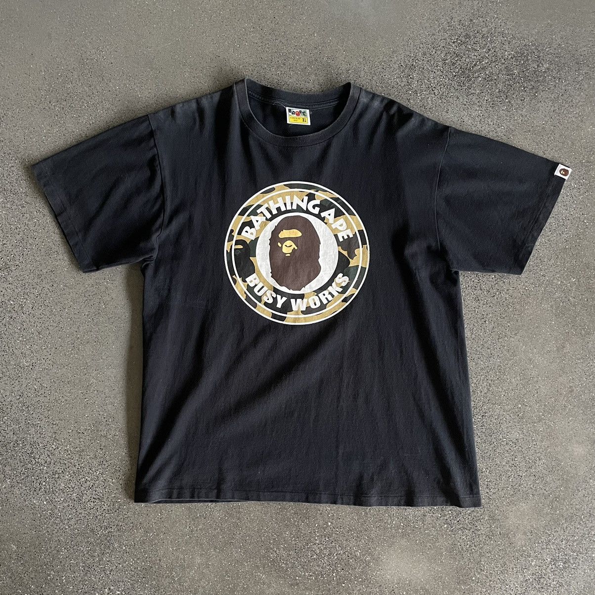 Bape Bape ABC Camo Busy Works Tee Size US XL / EU 56 / 4 - 1 Thumbnail