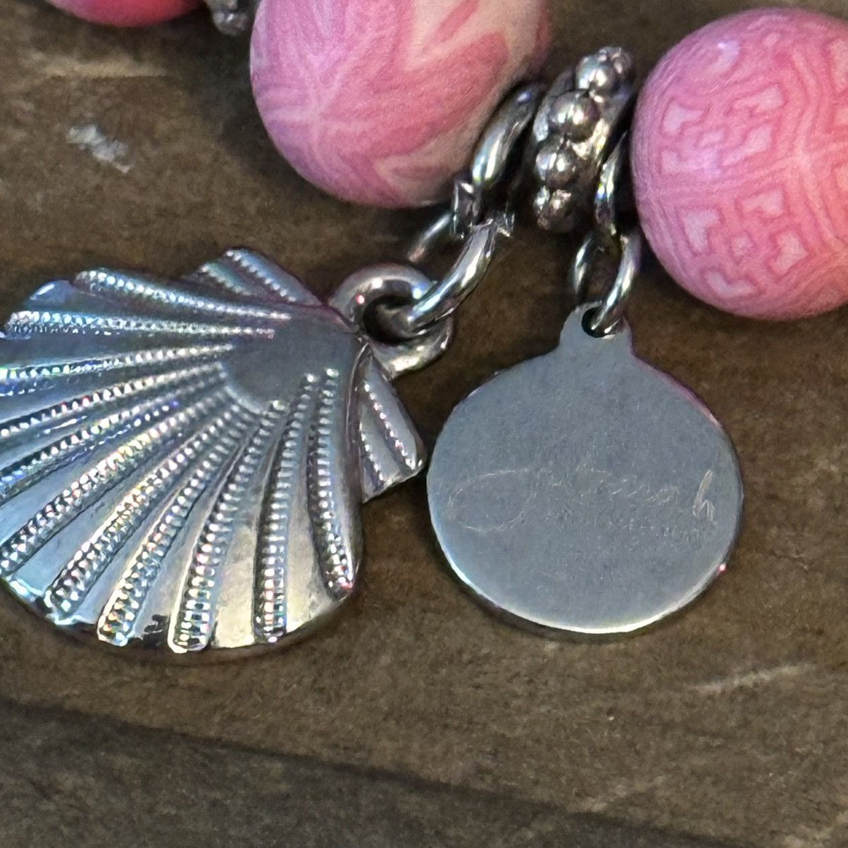 Other Jilzara pink clay bead seashell charm bracelet Size ONE SIZE - 5 Thumbnail