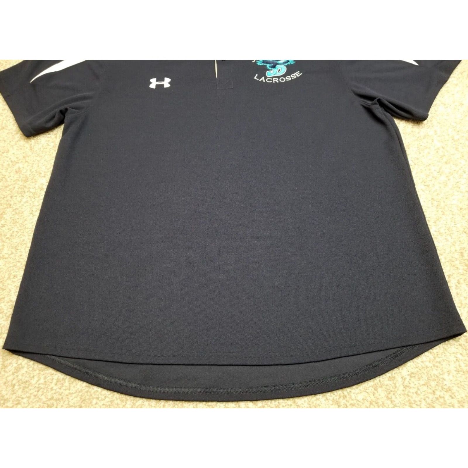 Under Armour Armour Heatgear Polo Shirt Mens XL Blue Loose Fit Under Armour HeatGear Polo Shirts Golf Walking Size US XL / EU 56 / 4 - 5 Thumbnail
