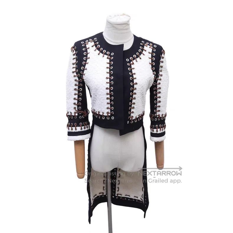 Givenchy Givenchy Black and White Patchwork Sheepskin Coat Size XS / US 0-2 / IT 36-38 - 1 Thumbnail