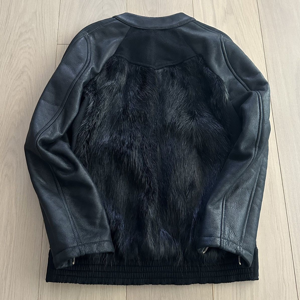 Other 2010s Norisol Ferrari Mink Fur & Sheepskin Leather Jacket Size US M / EU 48-50 / 2 - 3 Thumbnail