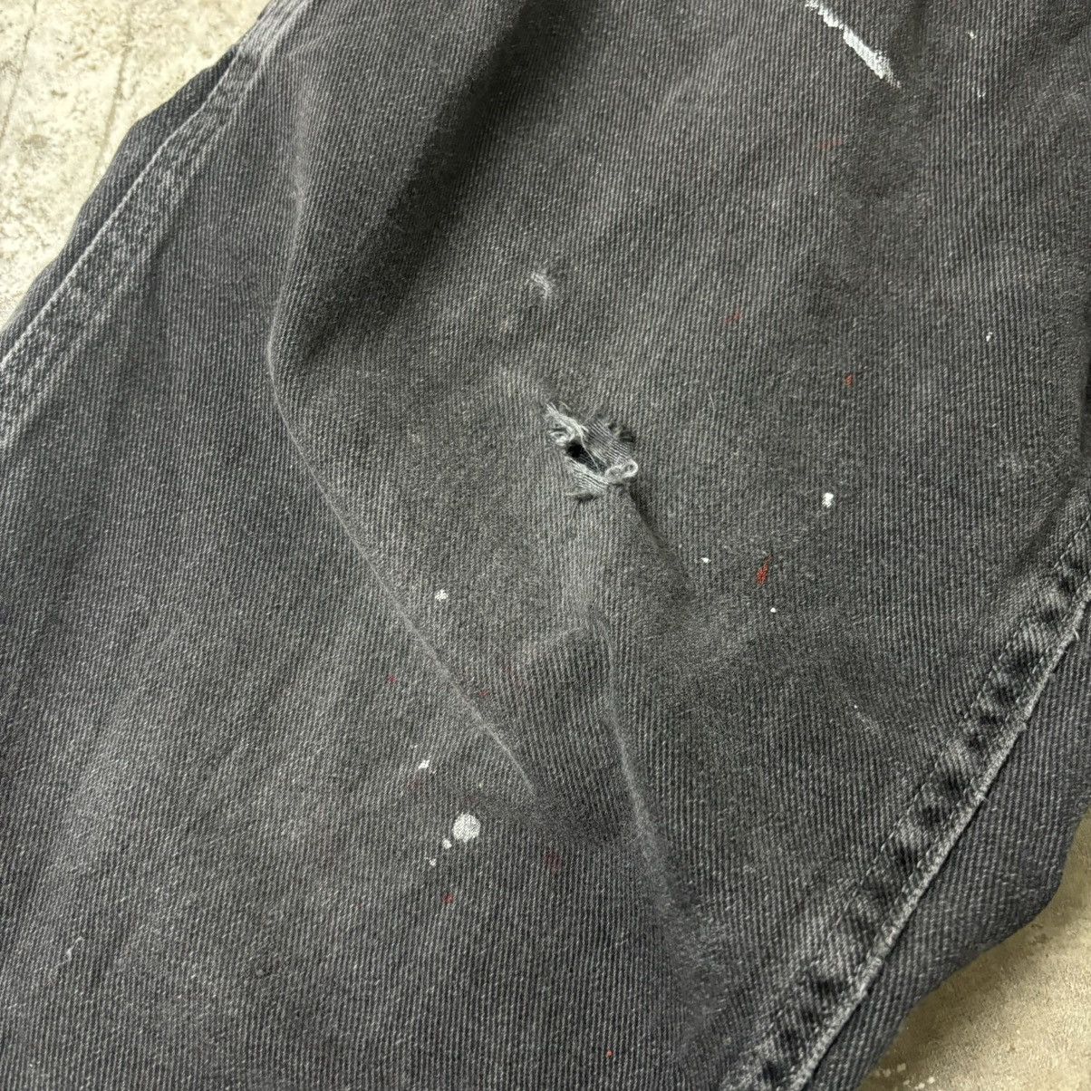 Lee × Vintage VINTAGE LEE DUNGAREE BLACK DENIM Size US 32 / EU 48 - 7 Thumbnail
