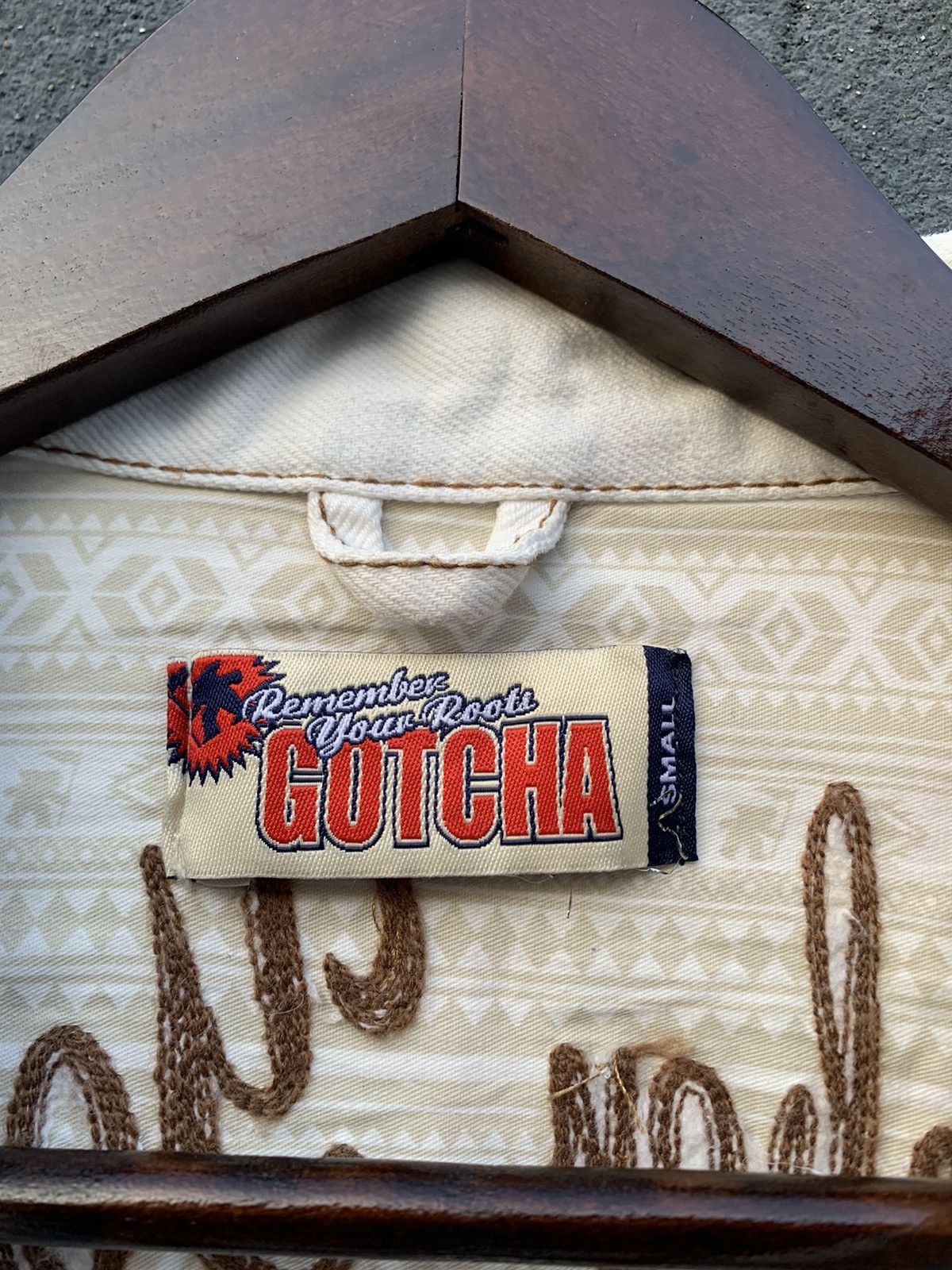 Vintage 👹Vintage GOTCHA CALIFORNIA ROOTS TRUCKER JACKET Size US S / EU 44-46 / 1 - 11 Thumbnail