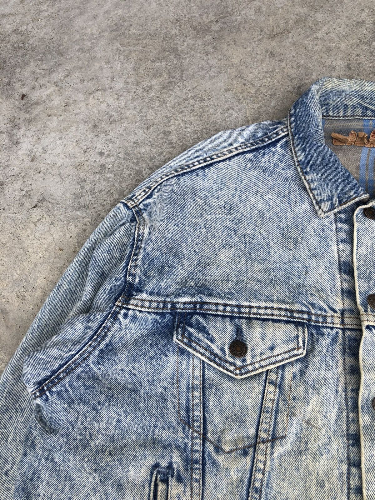 Levi's Vintage 80s Levis 70417 Blanked Lined Baggy Distressed Size US XL / EU 56 / 4 - 8 Thumbnail