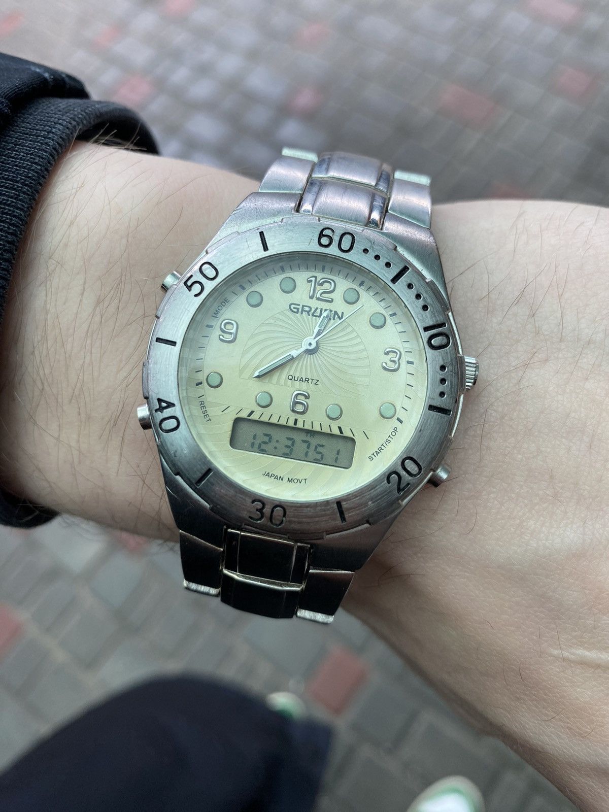 Japanese Brand × Jewelry × Vintage Vintage Gruen Watch Japan - Analog Digital Style Size ONE SIZE - 6 Thumbnail