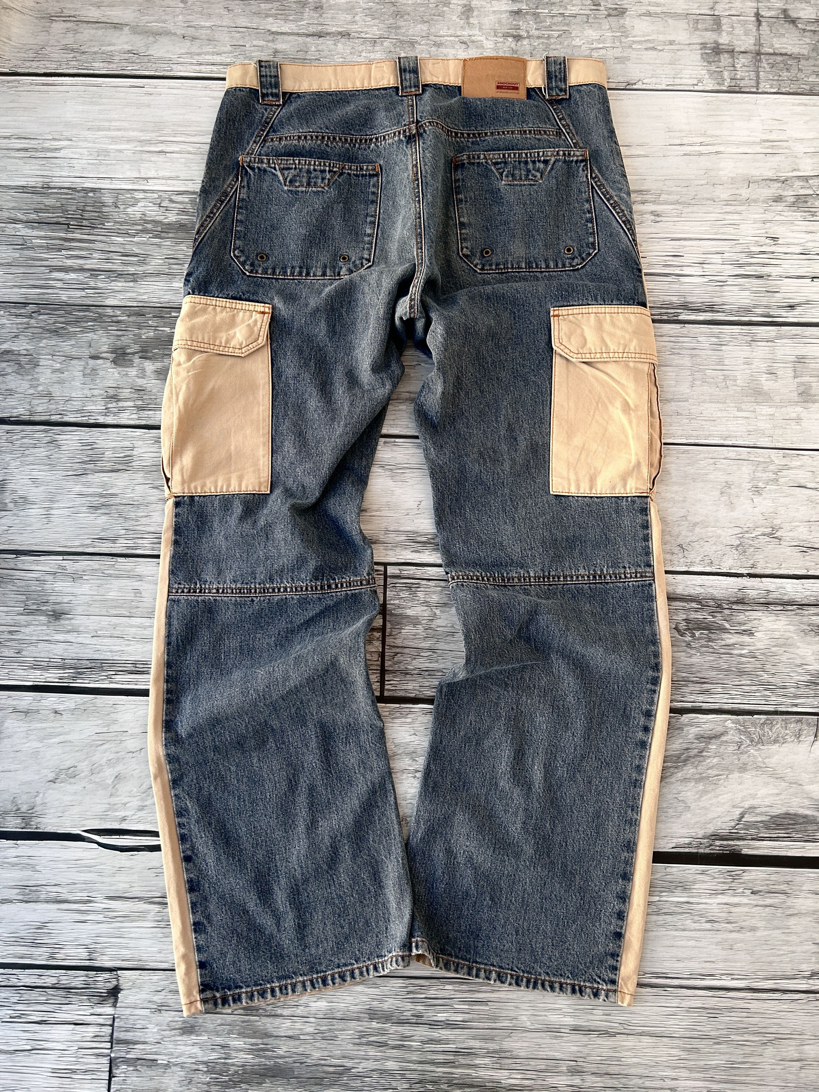 Vintage Vintage Double Side Balenciaga Style Cargo Pants 90s Size US 34 / EU 50 - 5 Thumbnail