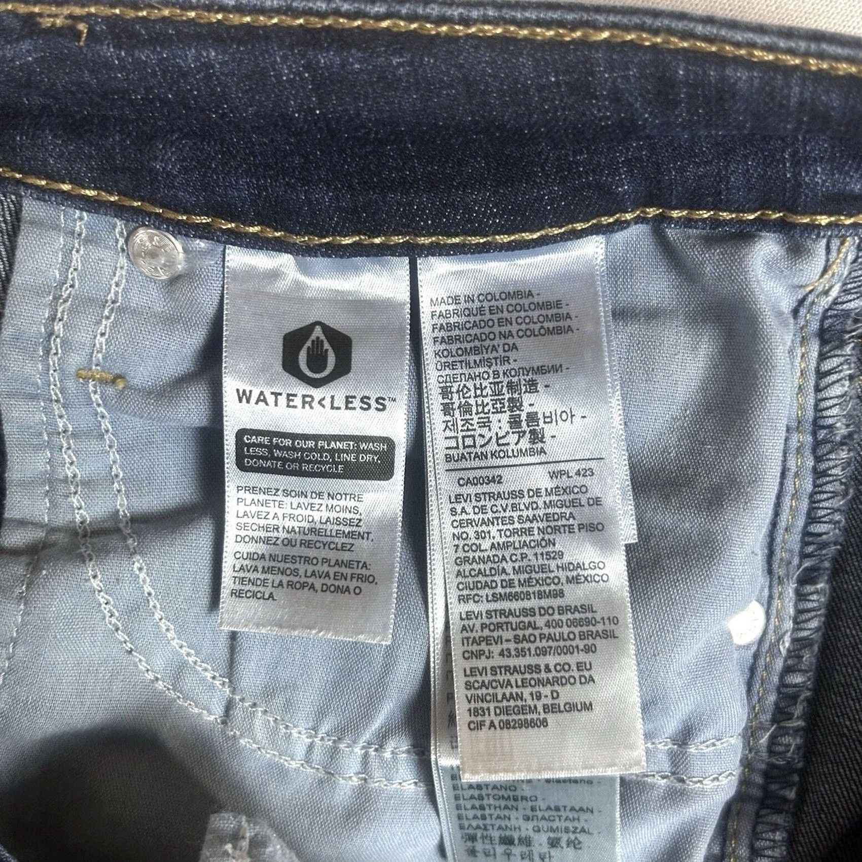 Levi's Levi’s 721 High Rise Skinny Jeans Womens 28 Blue Denim Casual 30" Inseam Size 28" / US 6 / IT 42 - 6 Thumbnail