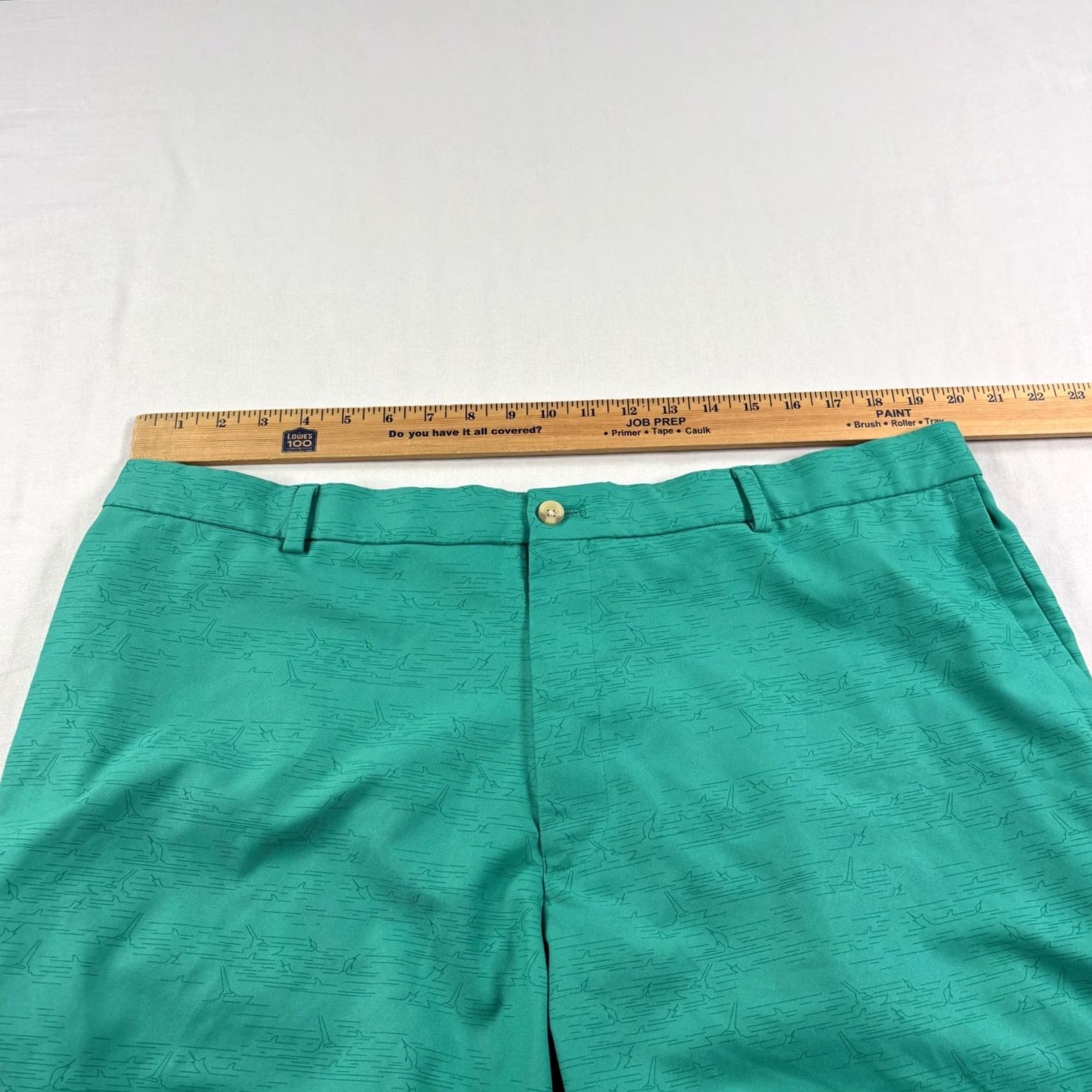 Peter Millar Peter Millar Shorts Mens Size 40 Green Chino Salem Performance Golf Stretch Shorts Mens 40 Green Chino Salem Stretch Size US 40 / EU 56 - 5 Thumbnail