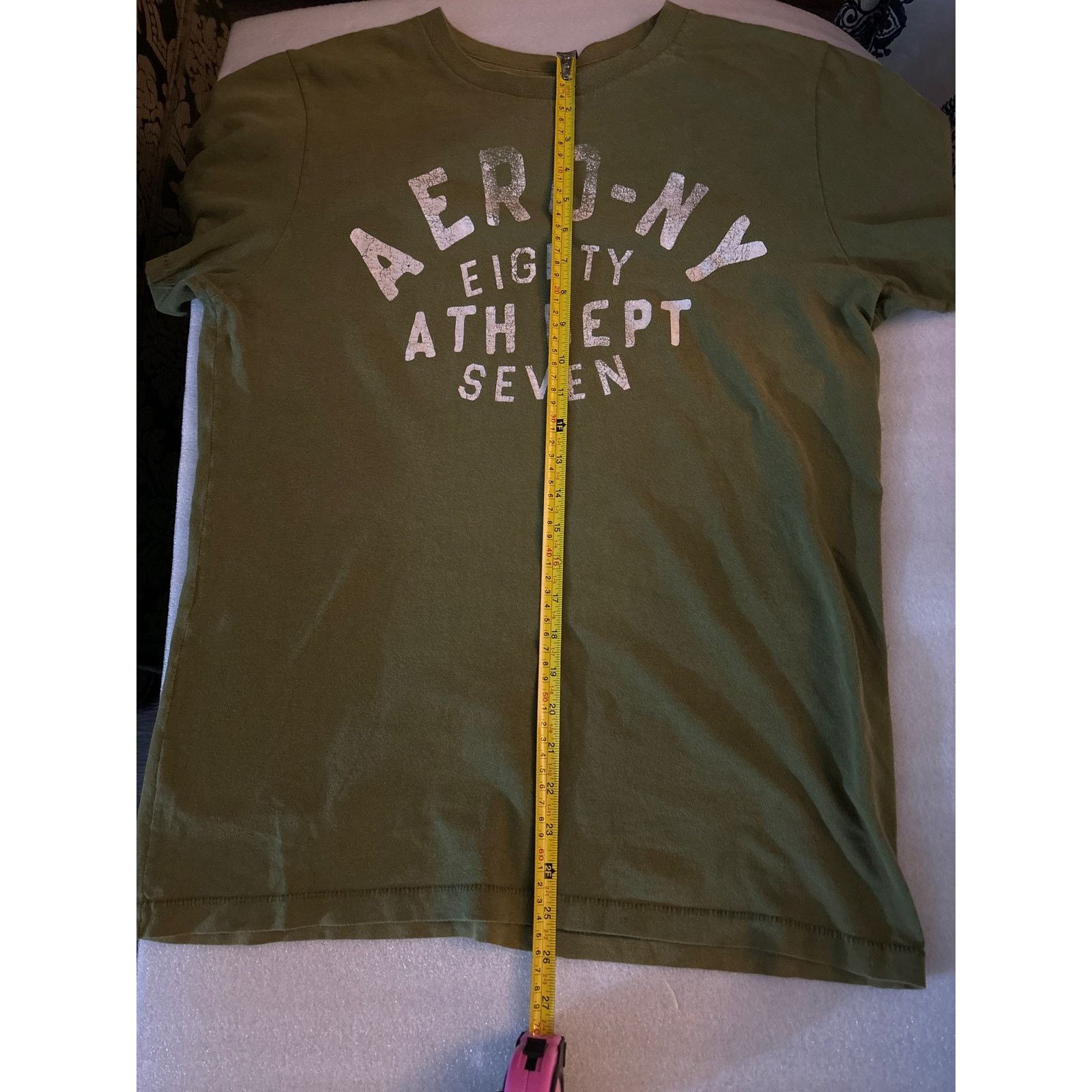 Aeropostale Aeropostale AERO NY Olive Green Logo T-Shirt M Casual Size US M / EU 48-50 / 2 - 6 Thumbnail