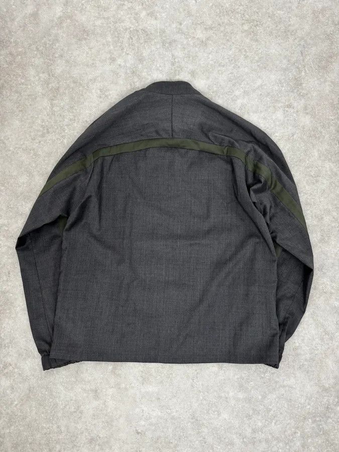 Emporio Armani 2010s Emporio Armani Grey & Olive Lined Cozy Zip-up Jacket Size US M / EU 48-50 / 2 - 4 Thumbnail