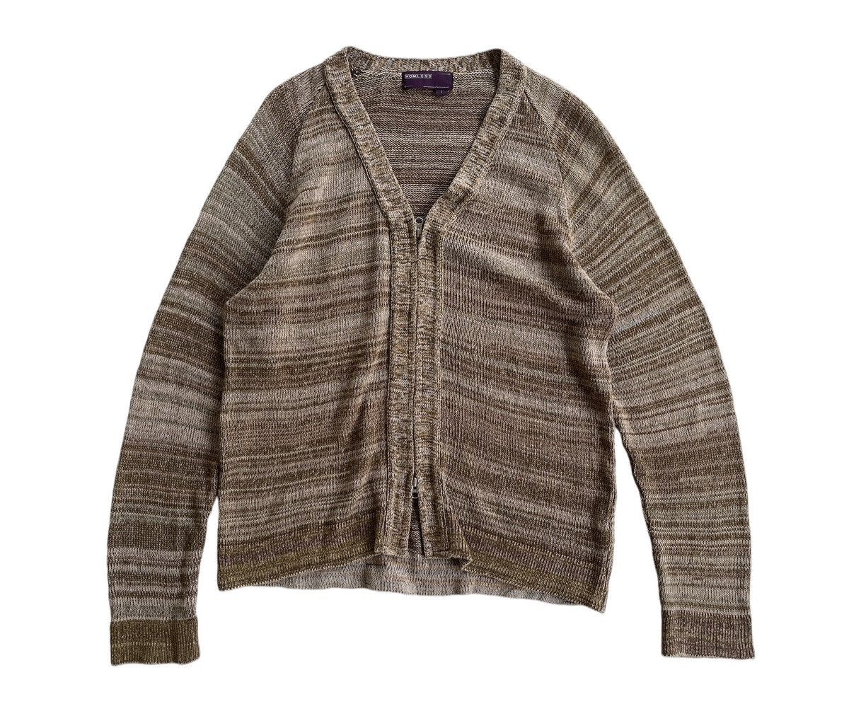 Japanese Brand Vintage Homless Mens Zipper Cardigan Knitted Size US M / EU 48-50 / 2 - 2 Thumbnail