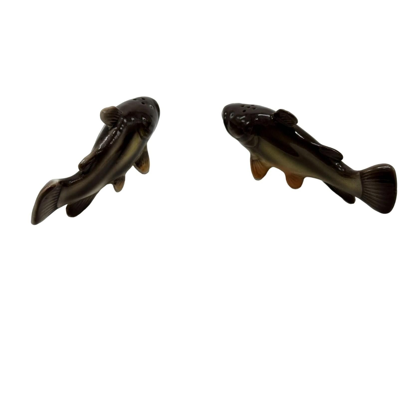 The Unbranded Brand Vintage RELCO Bullhead Catfish Fish Salt Pepper Shaker Set Size ONE SIZE - 7 Thumbnail