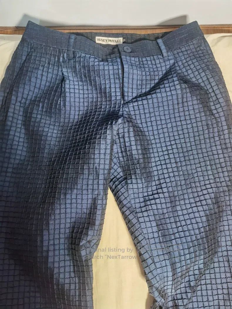 Issey Miyake Issey Miyake size:3 Plaid Trousers Size 22" - 2 Thumbnail