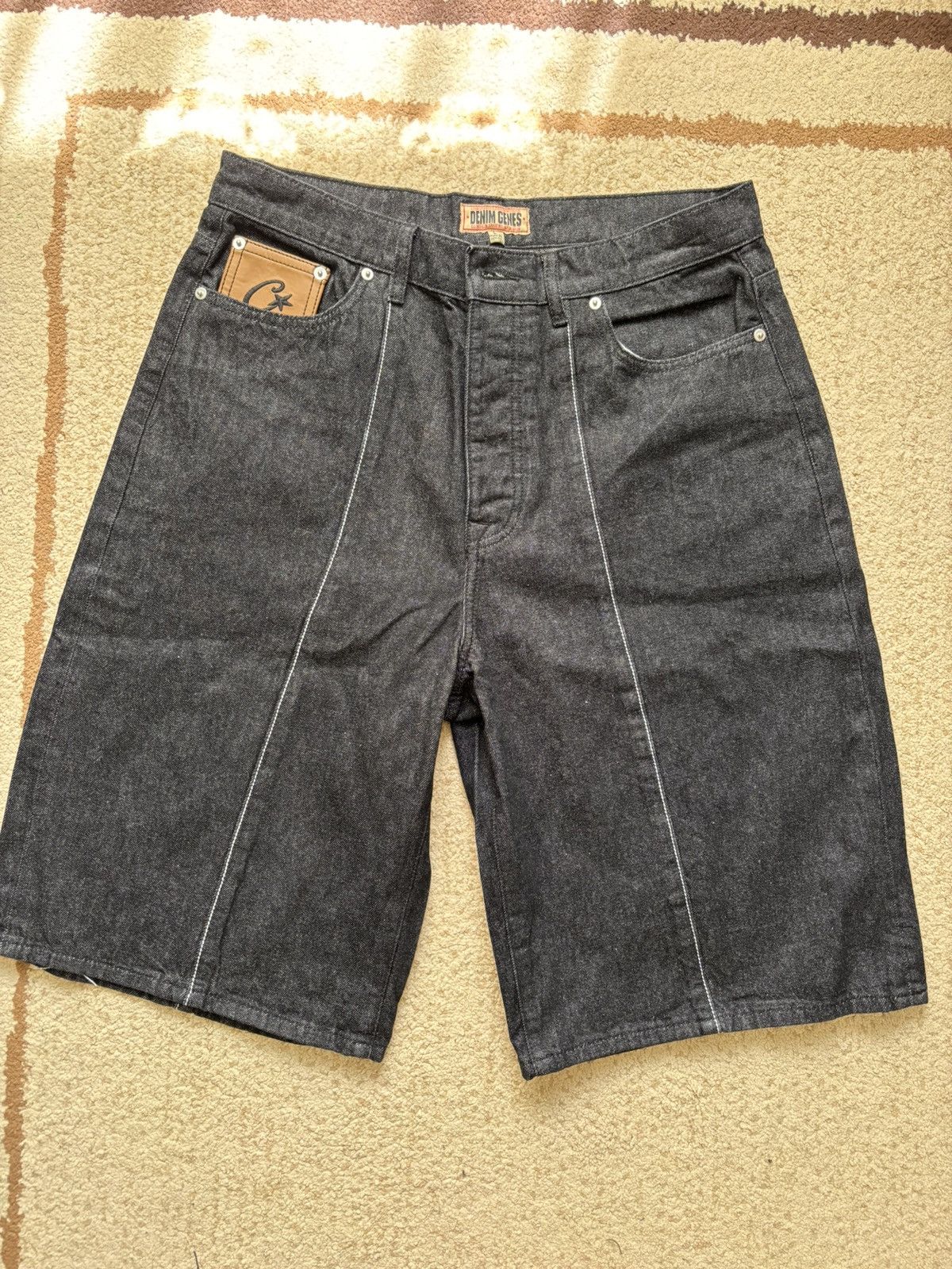 Corteiz Corteiz C-Star Denim Shorts Size US 41 - 1 Thumbnail