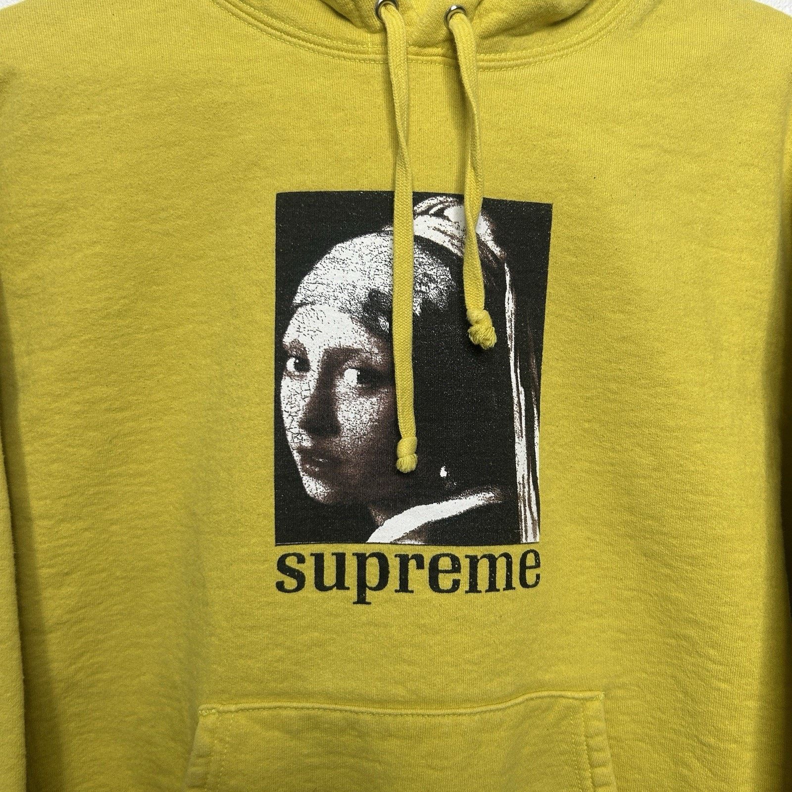Supreme Supreme Pearl Hooded Sweatshirt “Lemon Yellow” FW20 Size US S / EU 44-46 / 1 - 2 Thumbnail