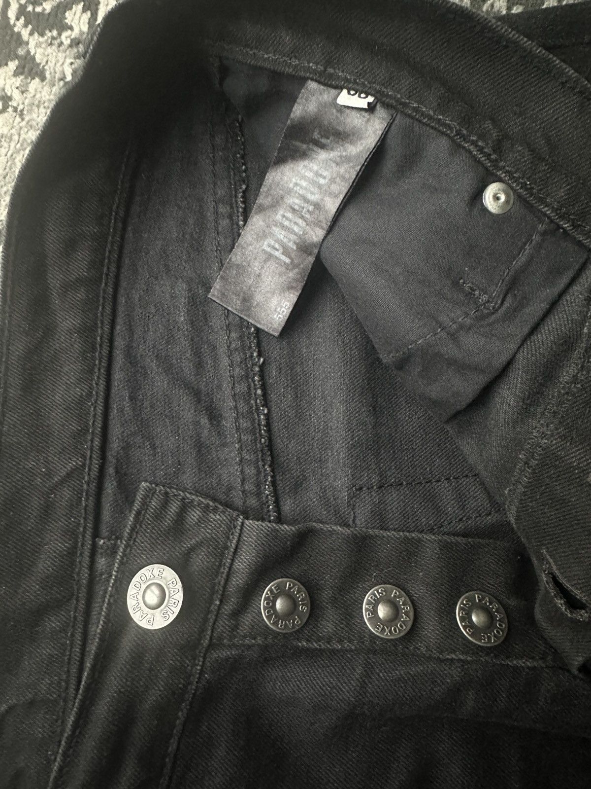 Paradoxe Paris Paradox Paris Big Baggy Black Denim Size US 31 - 5 Thumbnail