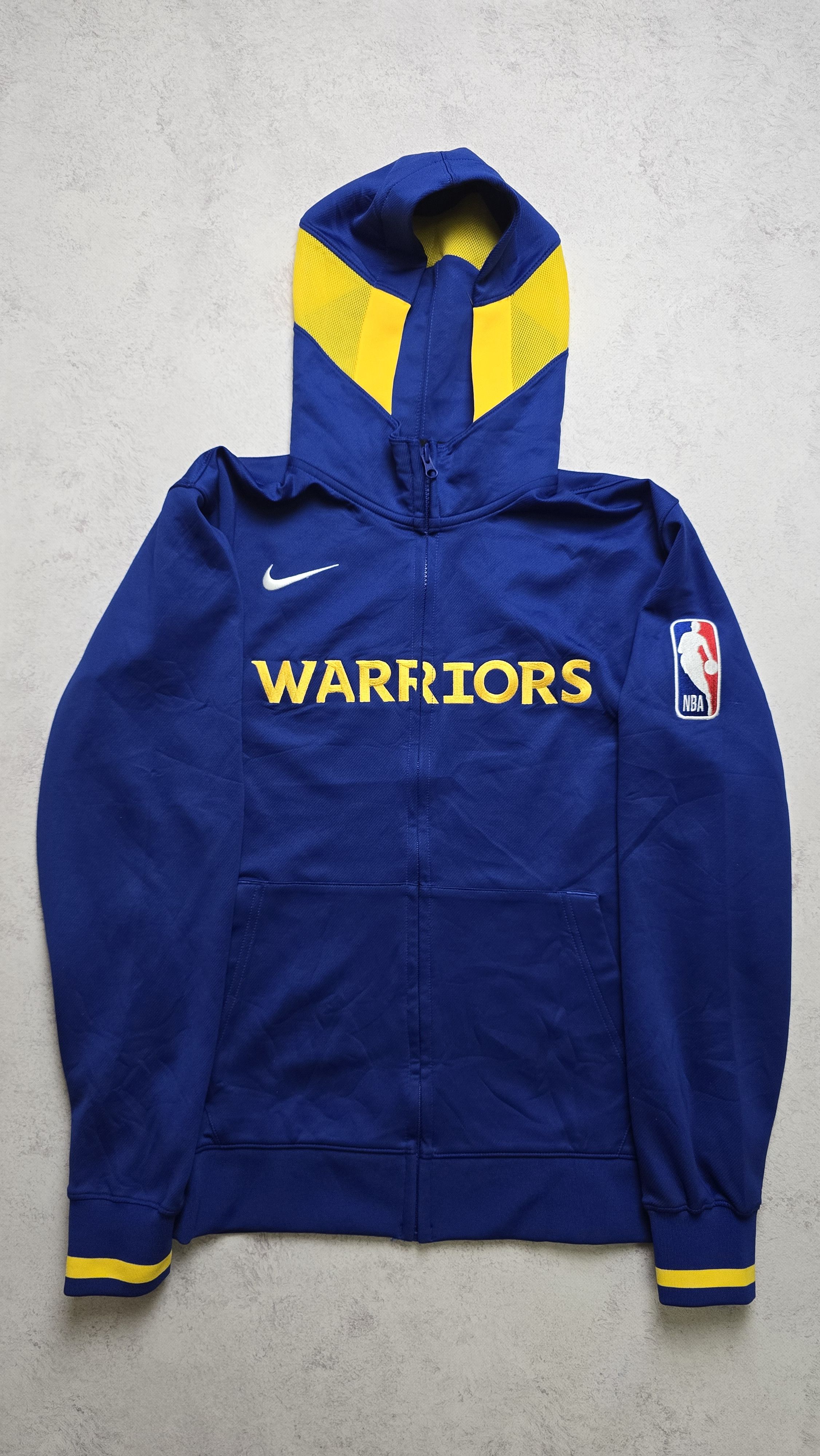 Nike GOLDEN STATE WARRIORS SHOWTIME DRI-FIT NBA FULL-ZIP HOODIE Size US M / EU 48-50 / 2 - 2 Thumbnail