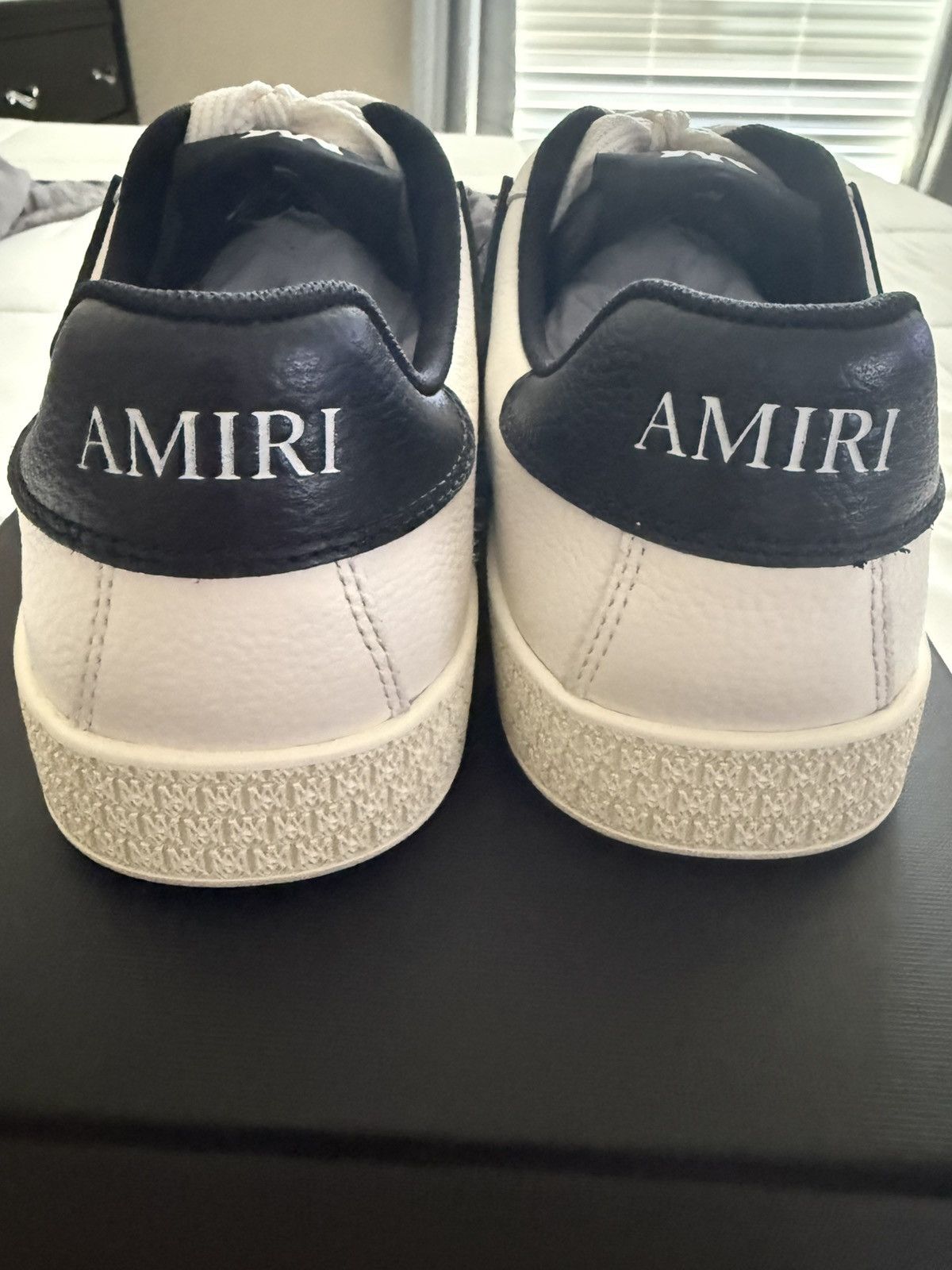 Amiri Amiri Pacific bones leather sneakers Size US 12 / EU 45 - 7 Thumbnail