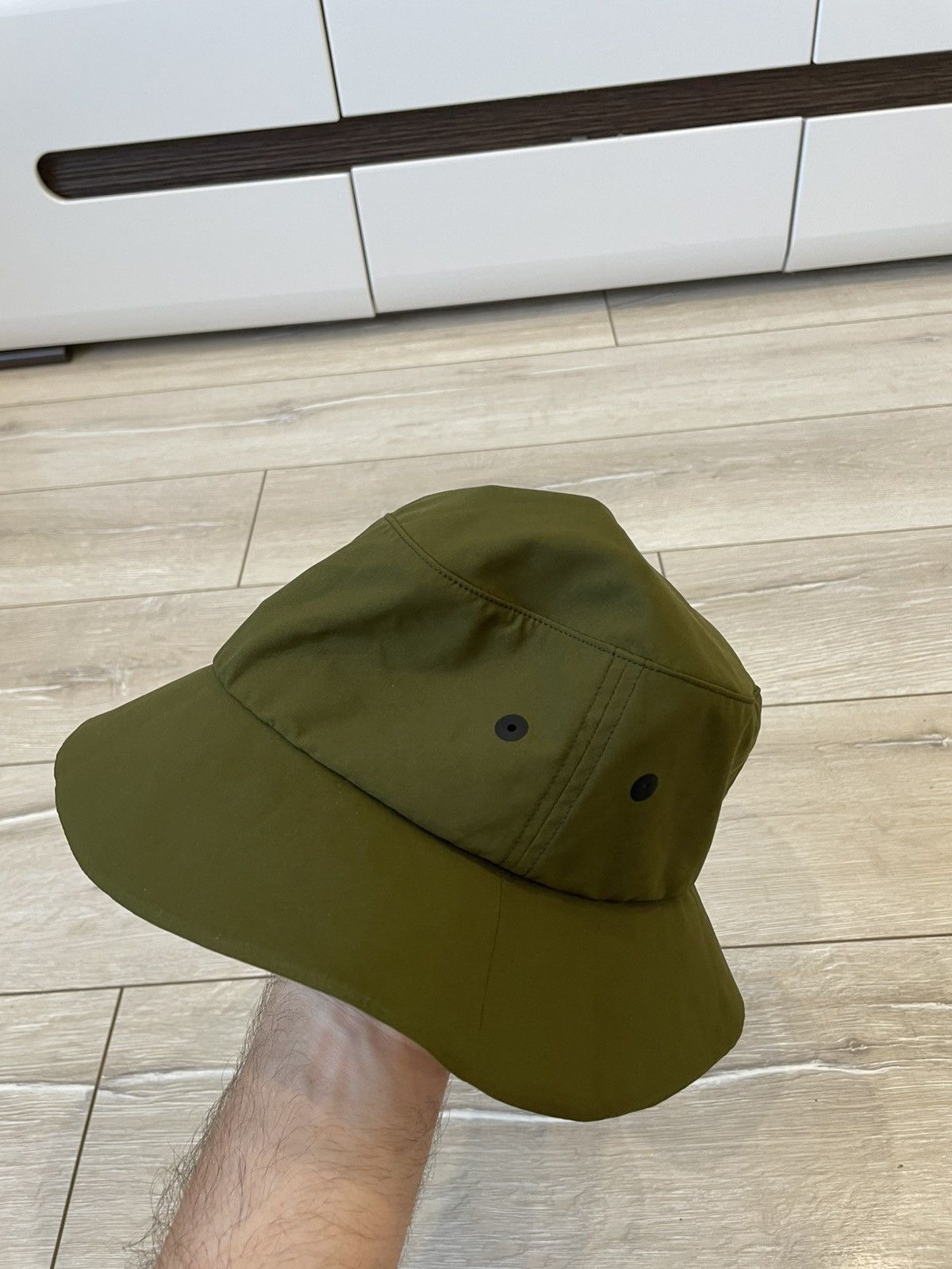 Arc'teryx Arc’teryx Sinsola Bucket Hat Sz S-M Khaki Nylon Size ONE SIZE - 3 Thumbnail