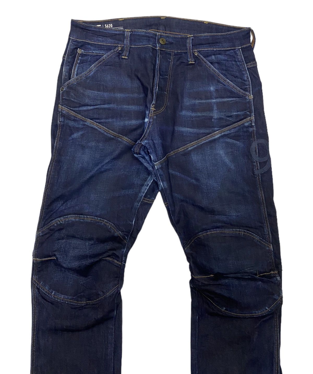 Hysteric Glamour G-STAR RAW 3D STRAIGHT MULTI POCKET DISTRESSED DENIM JEANS Size US 34 / EU 50 - 5 Thumbnail
