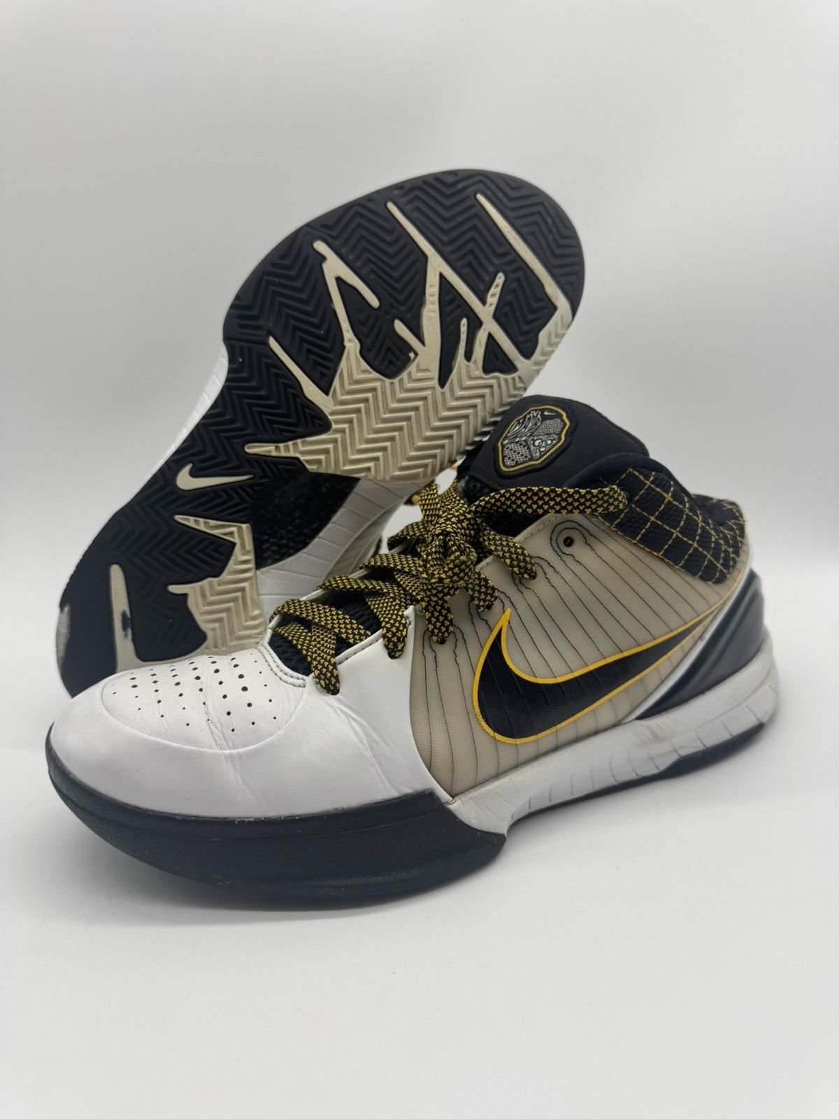 Nike Nike Kobe 4 Protro White Black Del Sol Men’s Size 8.5 Size US 8.5 / EU 41-42 - 1 Thumbnail