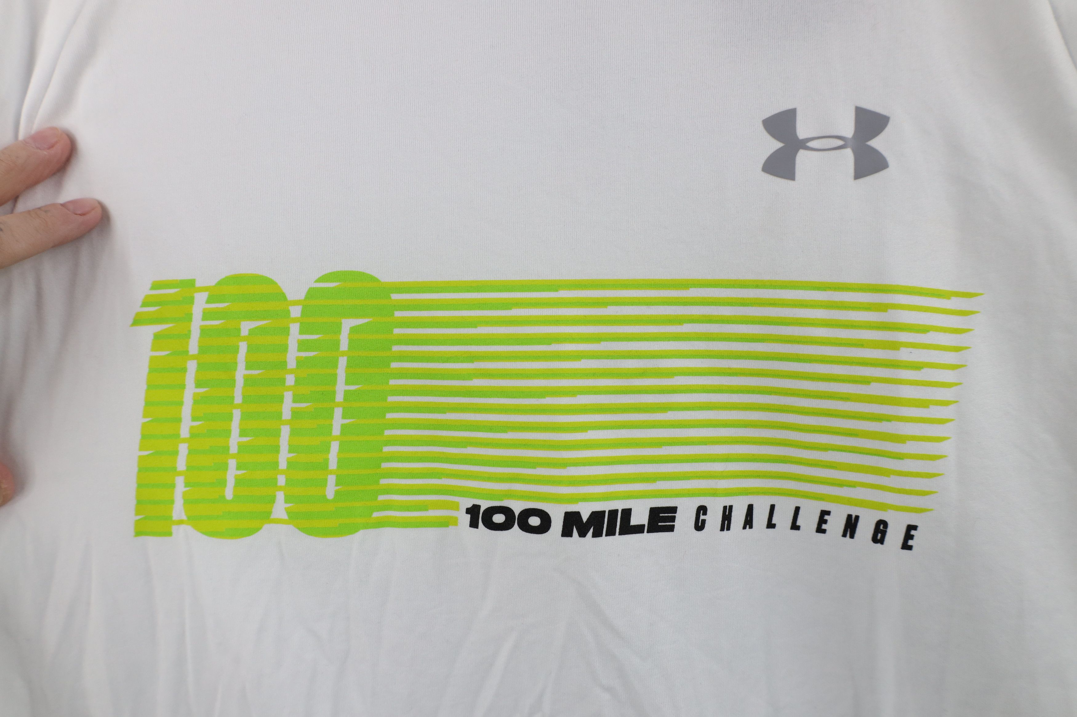 Under Armour New Under Armour Challenge Running Jogging T-Shirt White Size US M / EU 48-50 / 2 - 8 Thumbnail