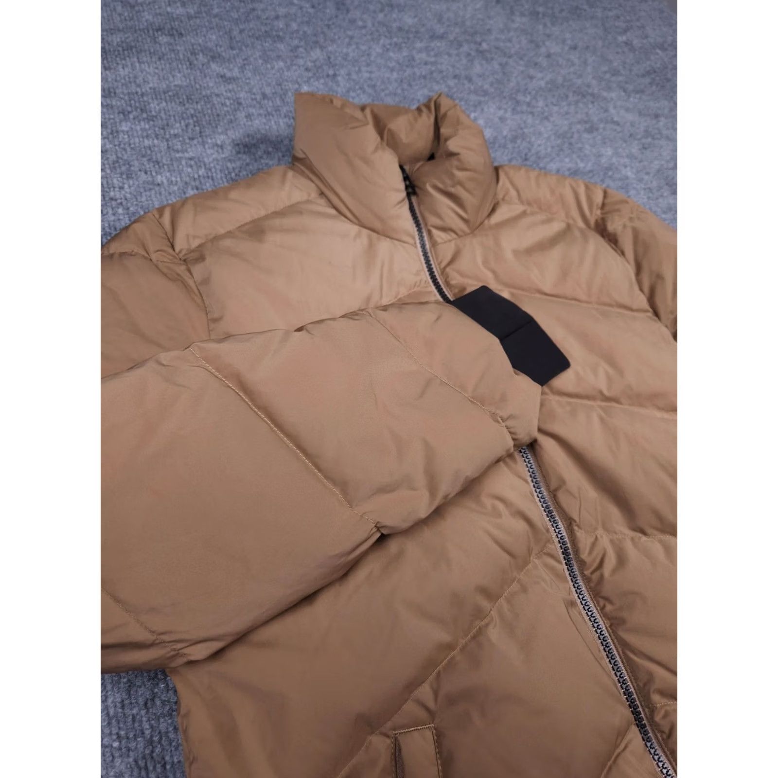 Theory Theory Down Bomber Puffer Jacket Womens Size P Brown Full Zip City Poly Jacket Women Regular Size PP Long Sleeve Zip Size XXS / US 00 / IT 34 - 2 Thumbnail
