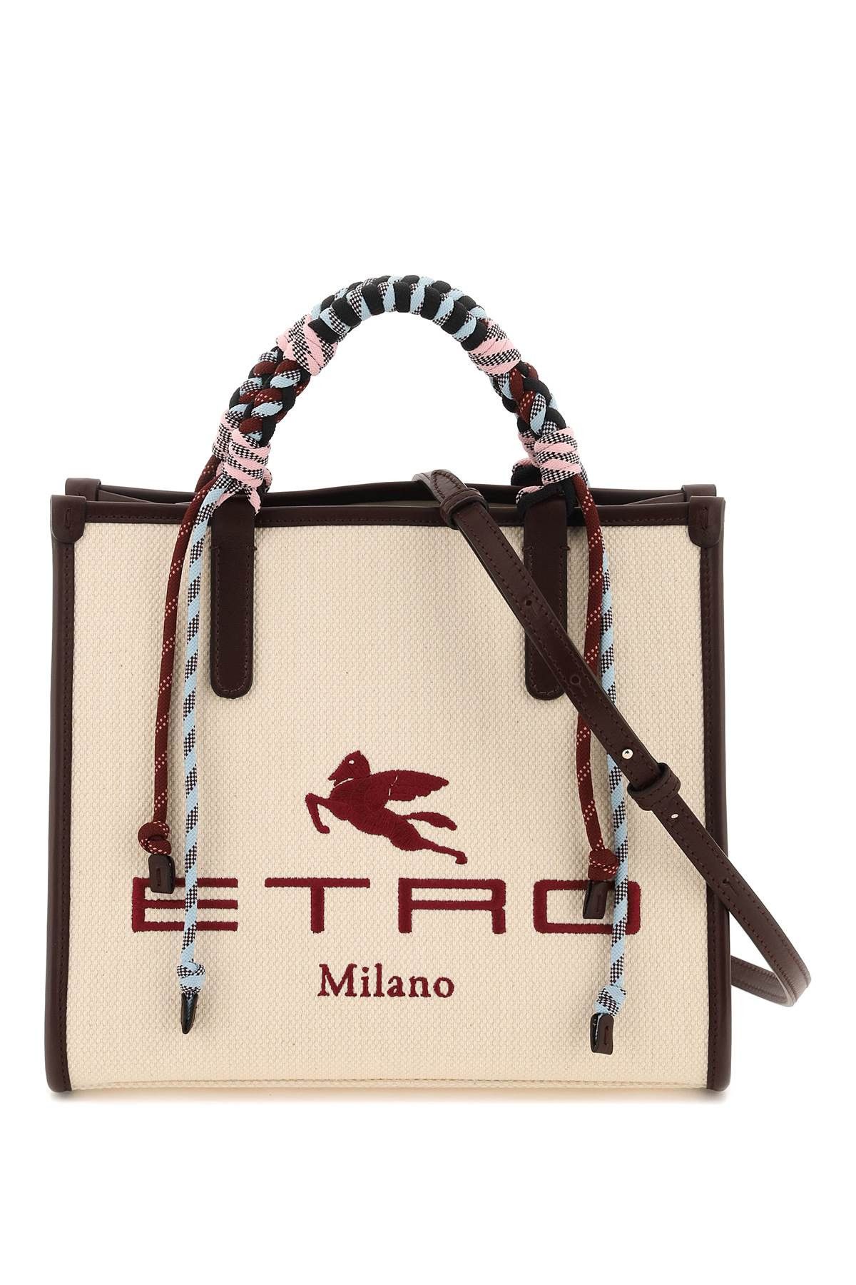 Etro Etro shopping bag with woven handles | Grailed