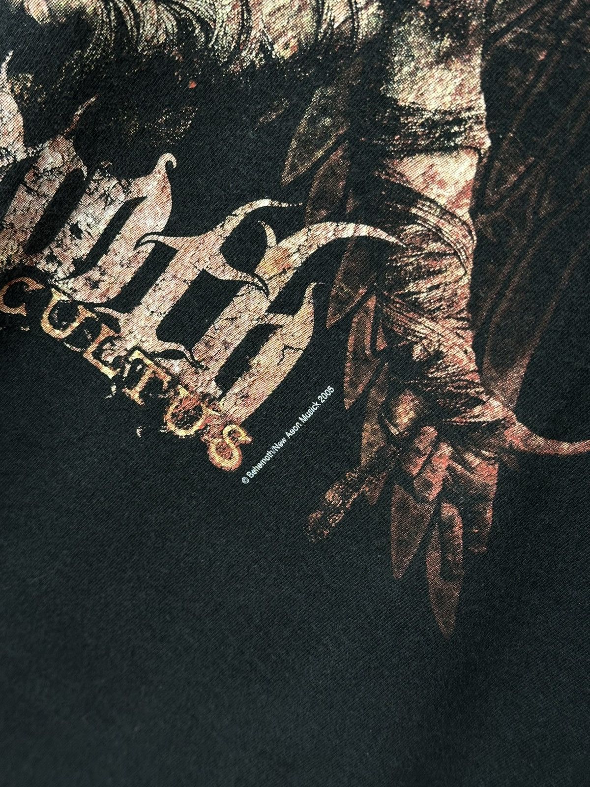 Band Tees Vintage Behemoth Zos Kia Cultus T-Shirt Merch Band 2005 Size US XL / EU 56 / 4 - 4 Thumbnail