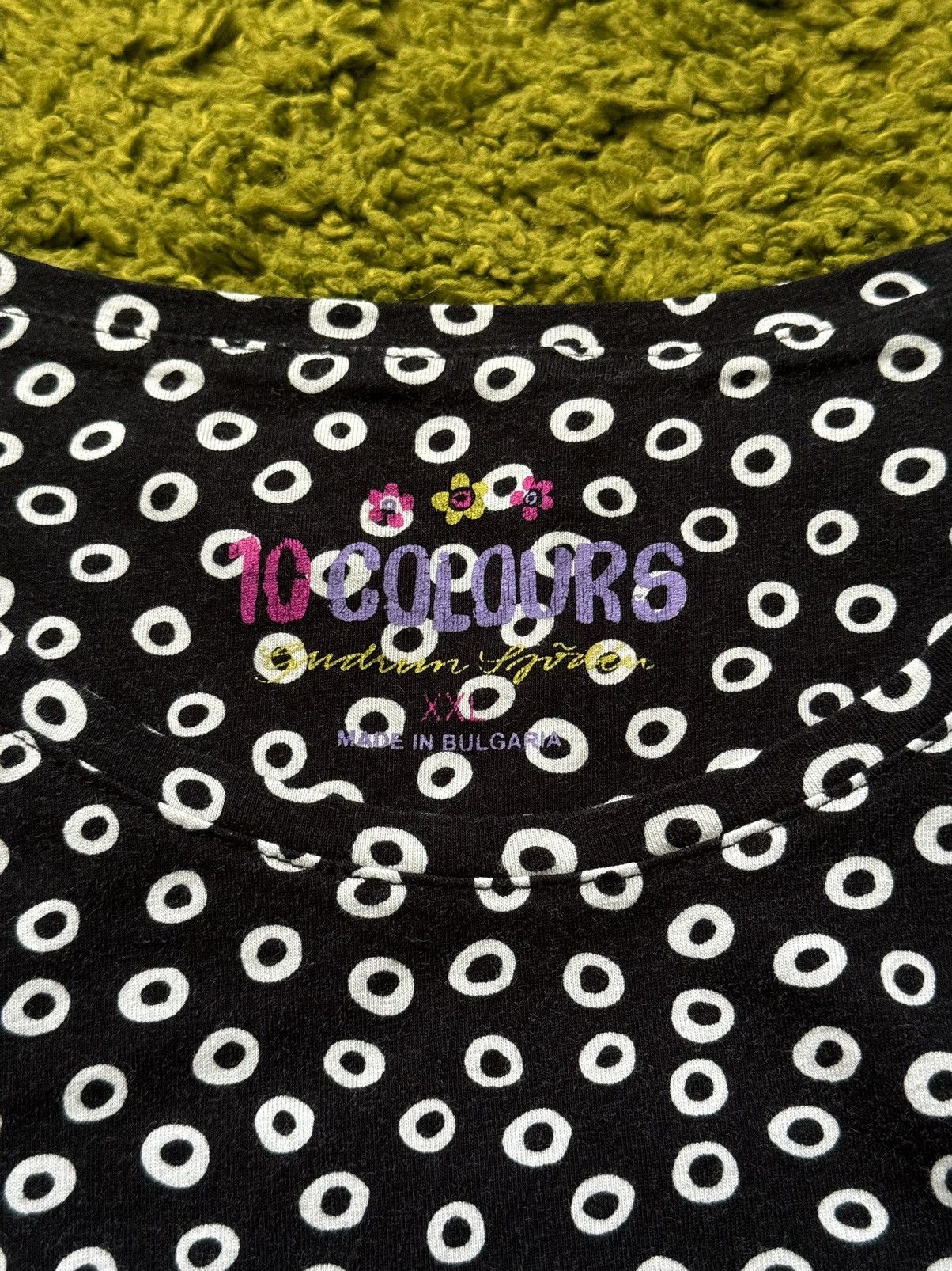 Designer Gudrun Sjoden avant garde polka dot longsleeve Size XXL / US 16-18 / IT 52-54 - 3 Thumbnail