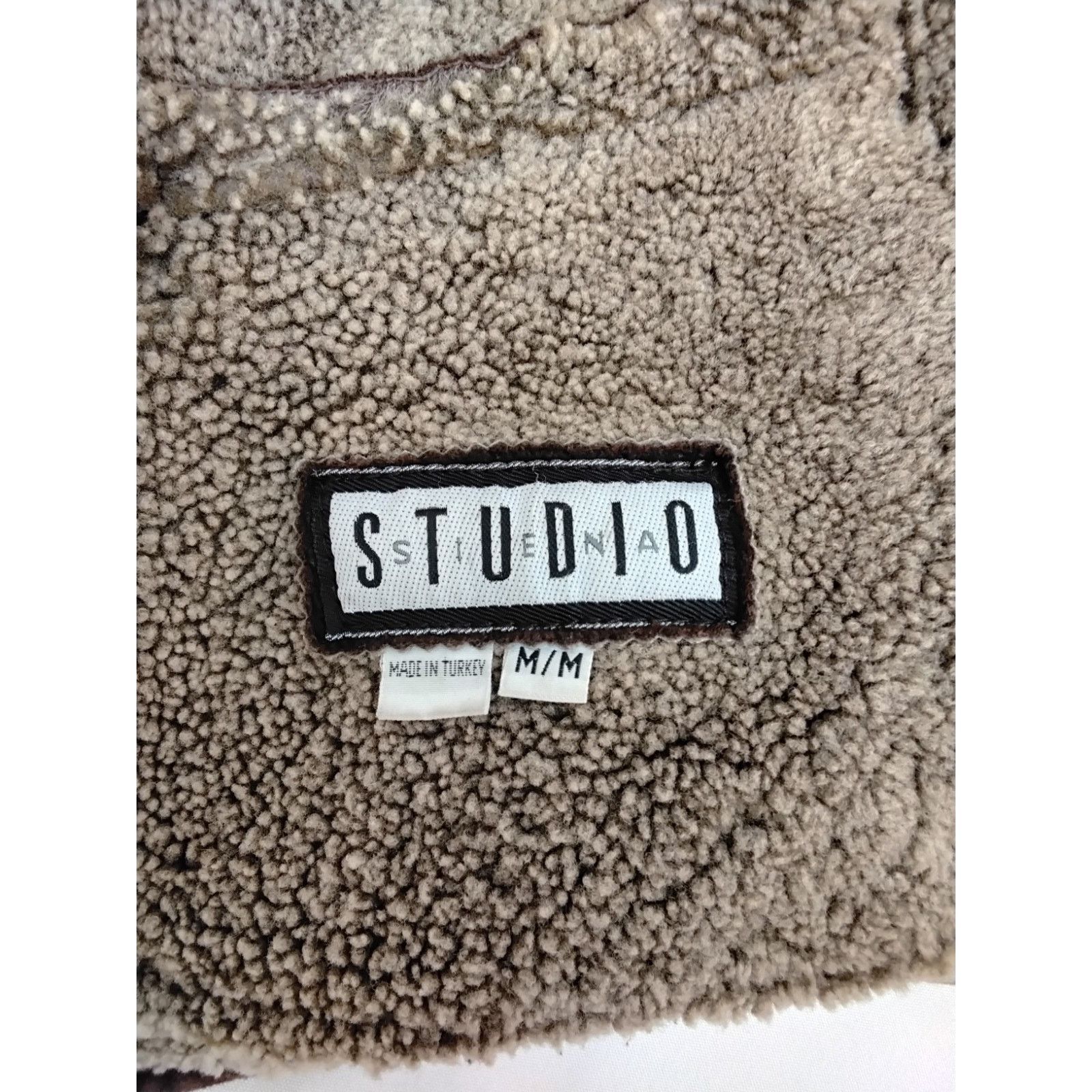 Other Siena Studio Shearling Jacket Women M Brown Suede Sheepskin Size M / US 6-8 / IT 42-44 - 7 Thumbnail