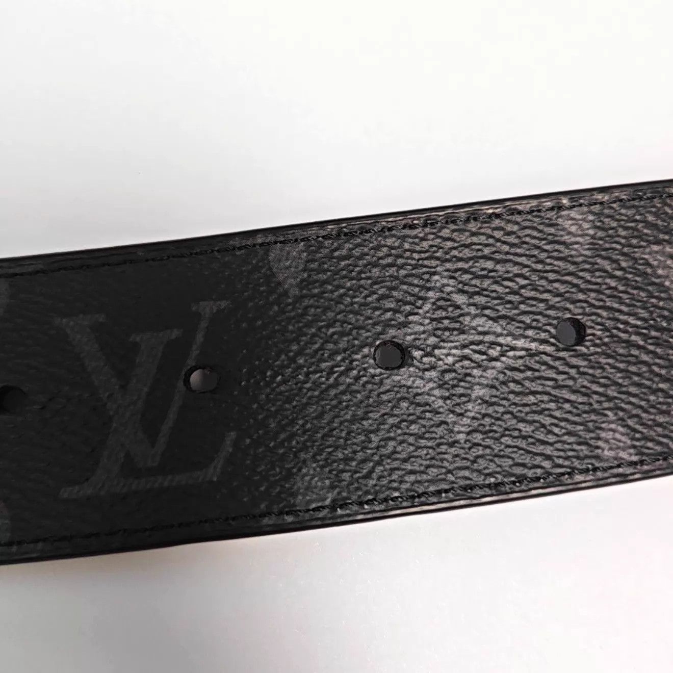 Louis Vuitton LOUIS VUITTON Initiales Matte Calfskin Belt 100cm 4cm NEW Size ONE SIZE - 6 Thumbnail