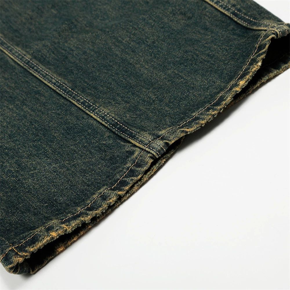 Vintage Men's heavy duty distressed punk washed cargo scimitar jeans Size US 32 / EU 48 - 6 Thumbnail
