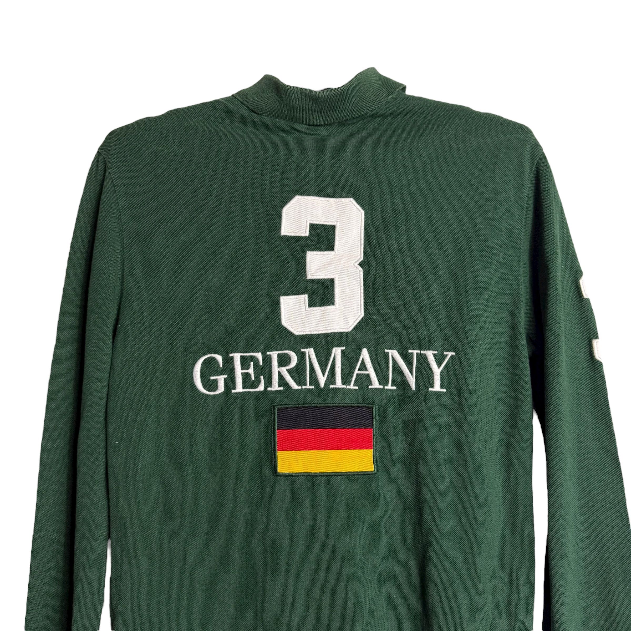 Polo Ralph Lauren 🔥RARE🔥Vtg Polo Ralph Lauren Germany #3 Chief Keef L/S Polo Size US XS / EU 42 / 0 - 3 Thumbnail