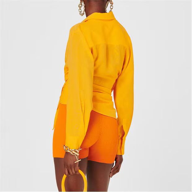 Jacquemus o1g2r1mq1024 Shirt in Orange Size XS / US 0-2 / IT 36-38 - 5 Thumbnail
