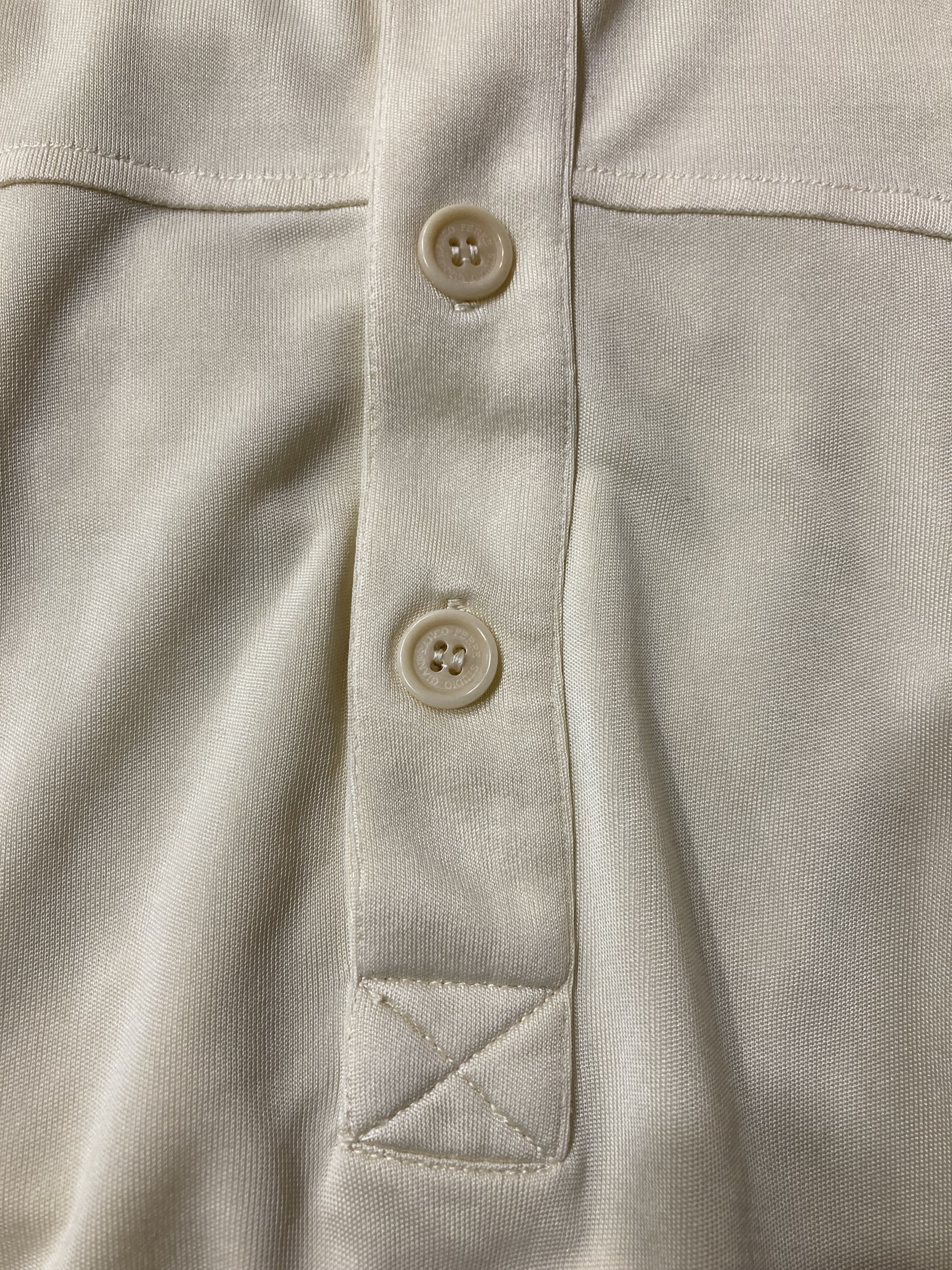 Gianfranco Ferre Gianfranco Ferre Studio Vtg 90s Silk Polo Shirt metal logo Size US XL / EU 56 / 4 - 5 Thumbnail