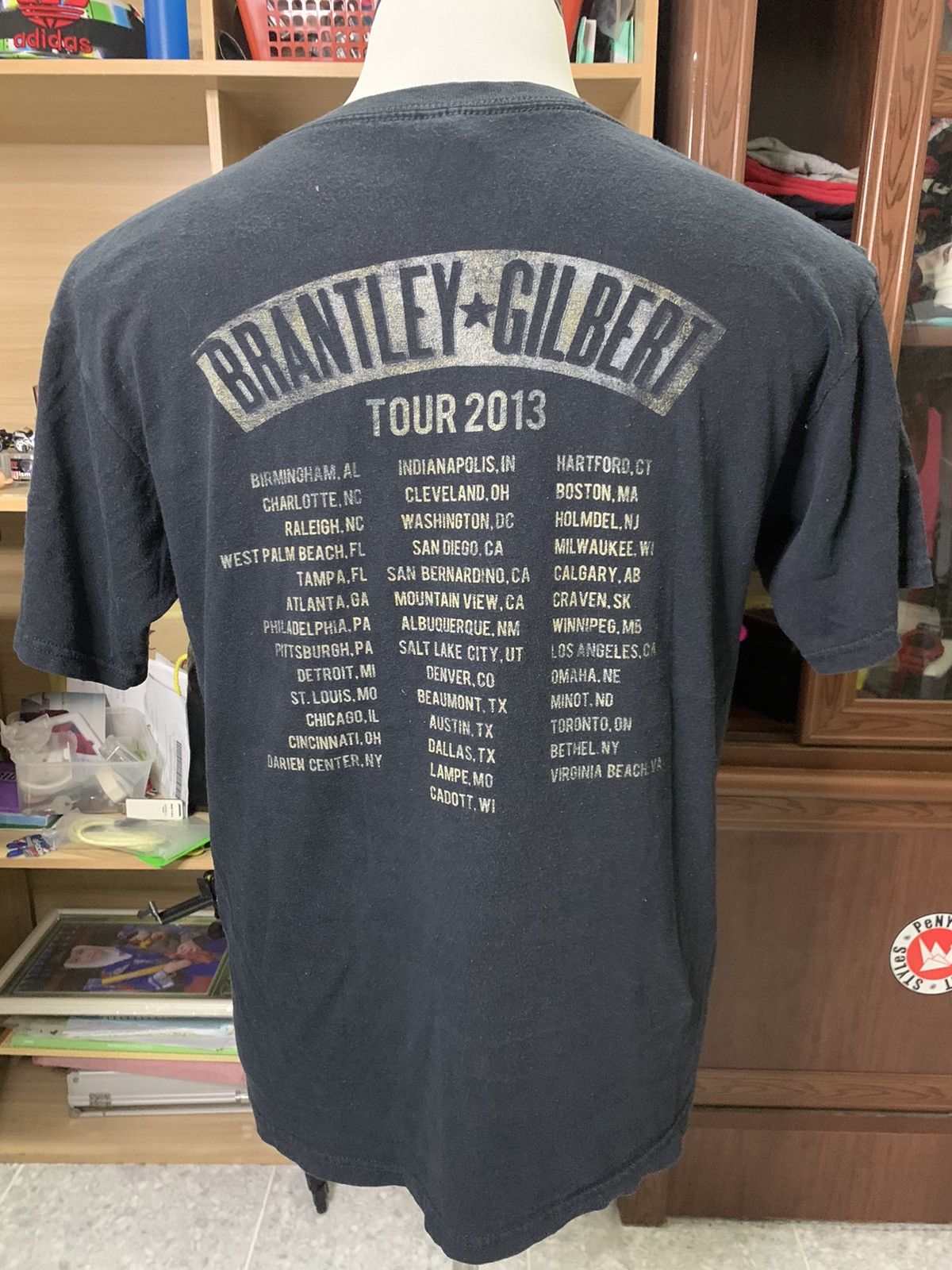 Anvil × Band Tees 🔥 🔥🔥Vintage Tour Brantley Gilbert Size US M / EU 48-50 / 2 - 6 Thumbnail