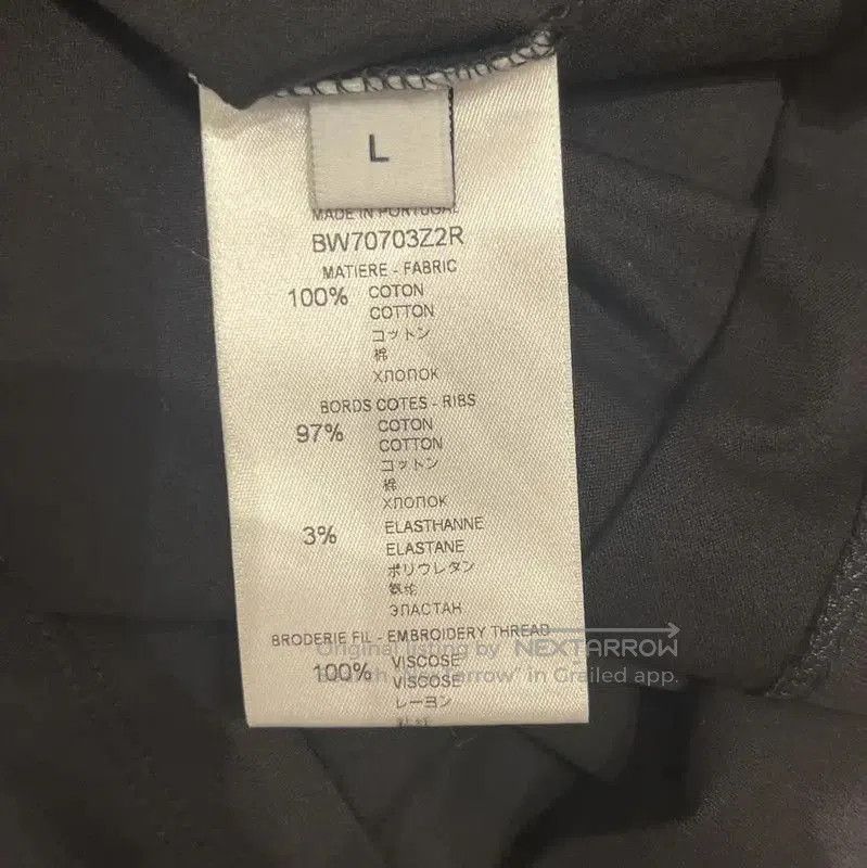 Givenchy Givenchy Black Cotton Embroidered Short Sleeve T-Shirt . Size L / US 10 / IT 46 - 4 Thumbnail