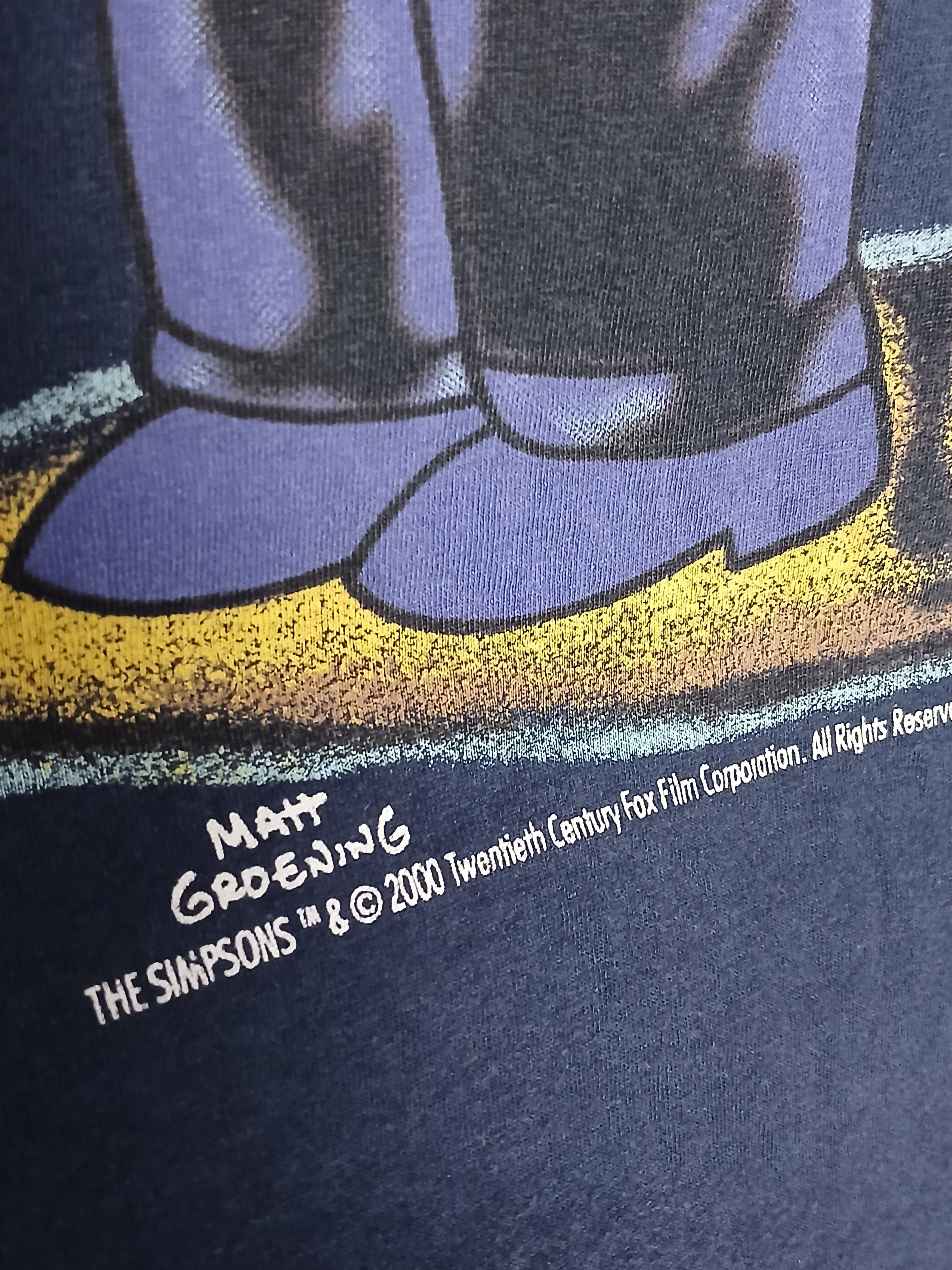 Cartoon Network × The Simpsons × Vintage Vintage 2000 The Simpsons T-Shirt Size US XXL / EU 58 / 5 - 4 Thumbnail