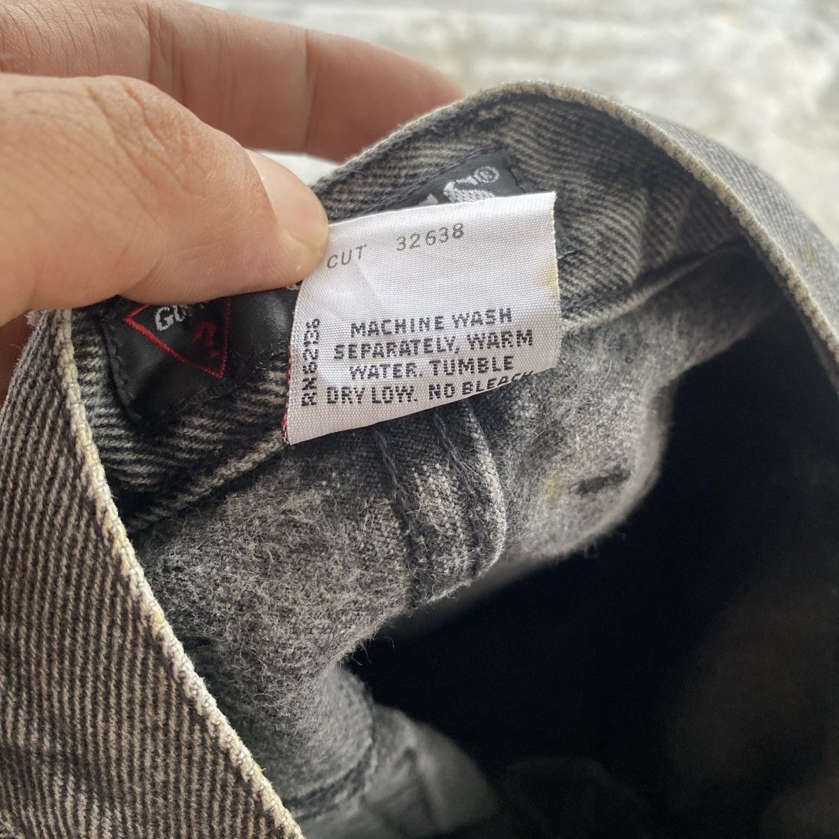 If Six Was Nine × Issey Miyake × Le Grande Bleu (L.G.B.) Vintage 90's Guess w26 Size 26" / US 2 / IT 38 - 10 Thumbnail