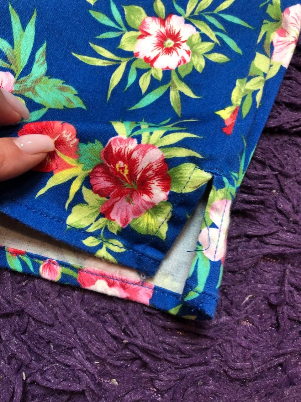 Lauren Ralph Lauren streetwear blue pants print flowers Lauren Ralph Lauren Y2K Size 30" / US 8 / IT 44 - 15 Thumbnail