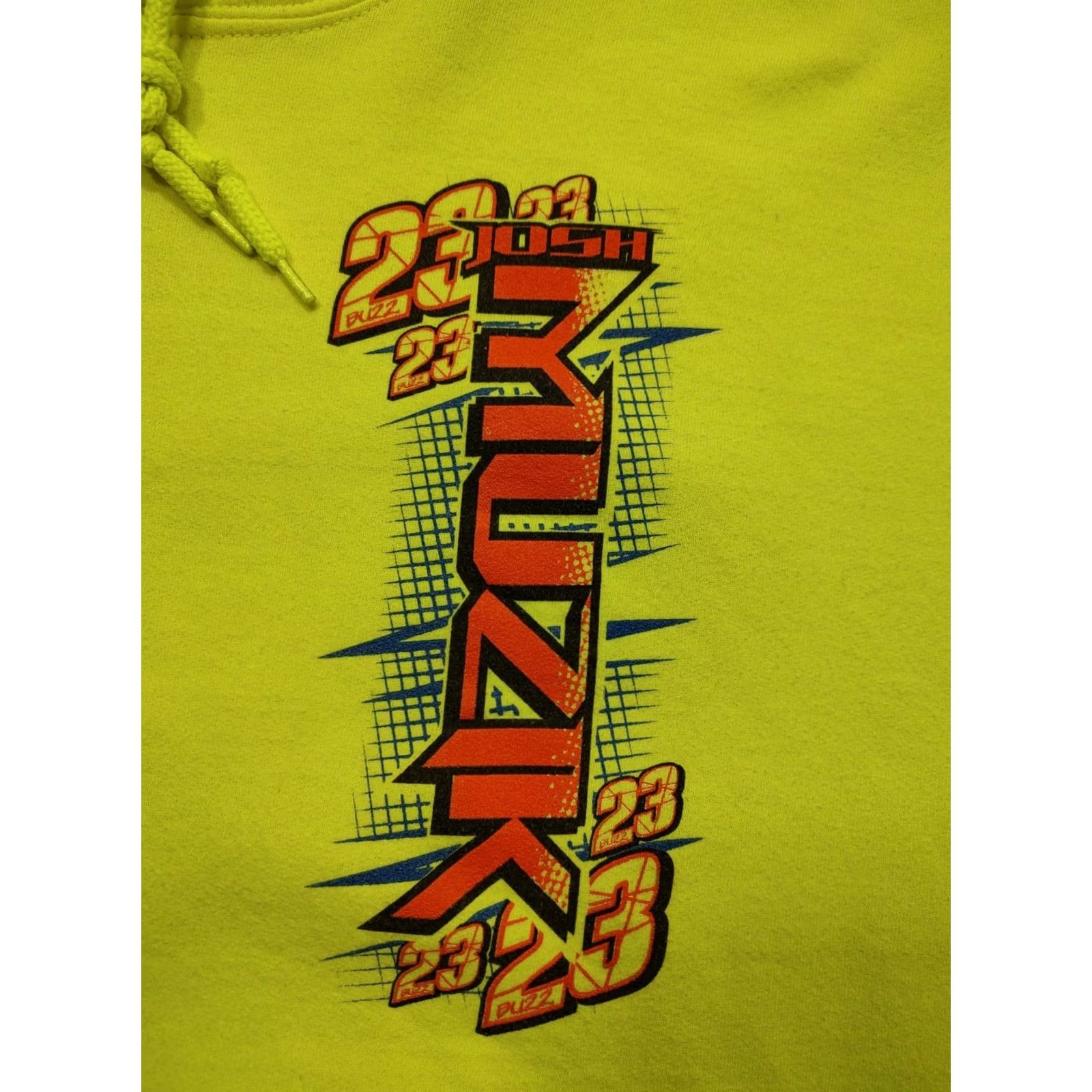 Gildan VINTAGE Gildan Hoodie Sports Racing Modified Dirt MN Track Adult L Green Crew Neck Pullover Hooded Long Sleeve Graphic Print Mens Mens? Size US L / EU 52-54 / 3 - 6 Thumbnail