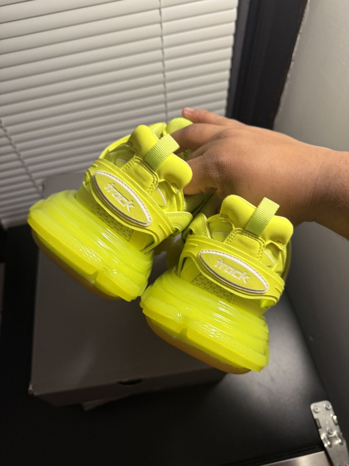 Balenciaga Balenciaga Track Neon Yellow Low Top Sneaker 7 US / 40 EU Size US 7 / EU 40 - 12 Thumbnail