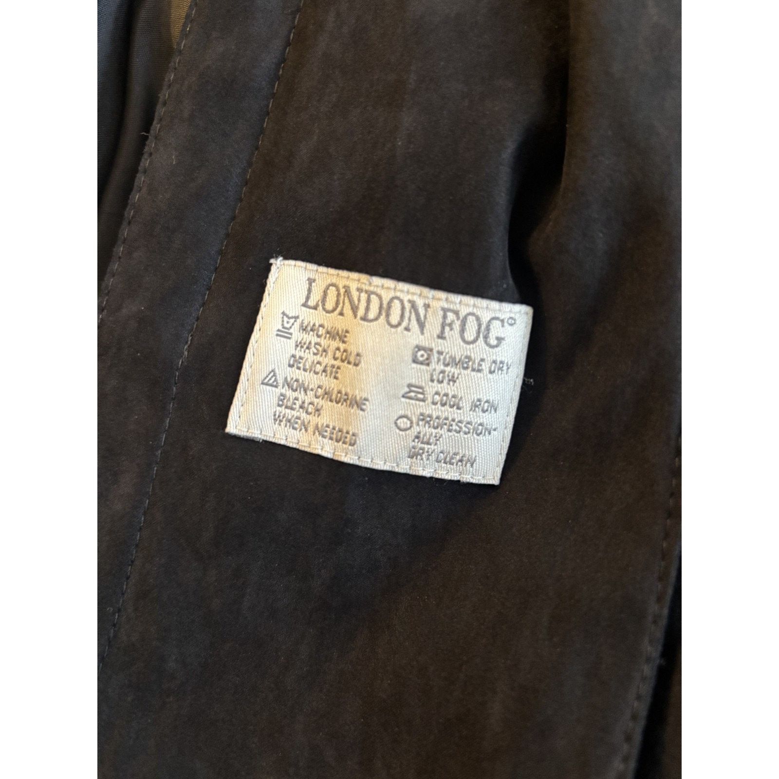 London Fog London Fog Black Trench Coat Women’s Full Length Classic Size L / US 10 / IT 46 - 10 Thumbnail