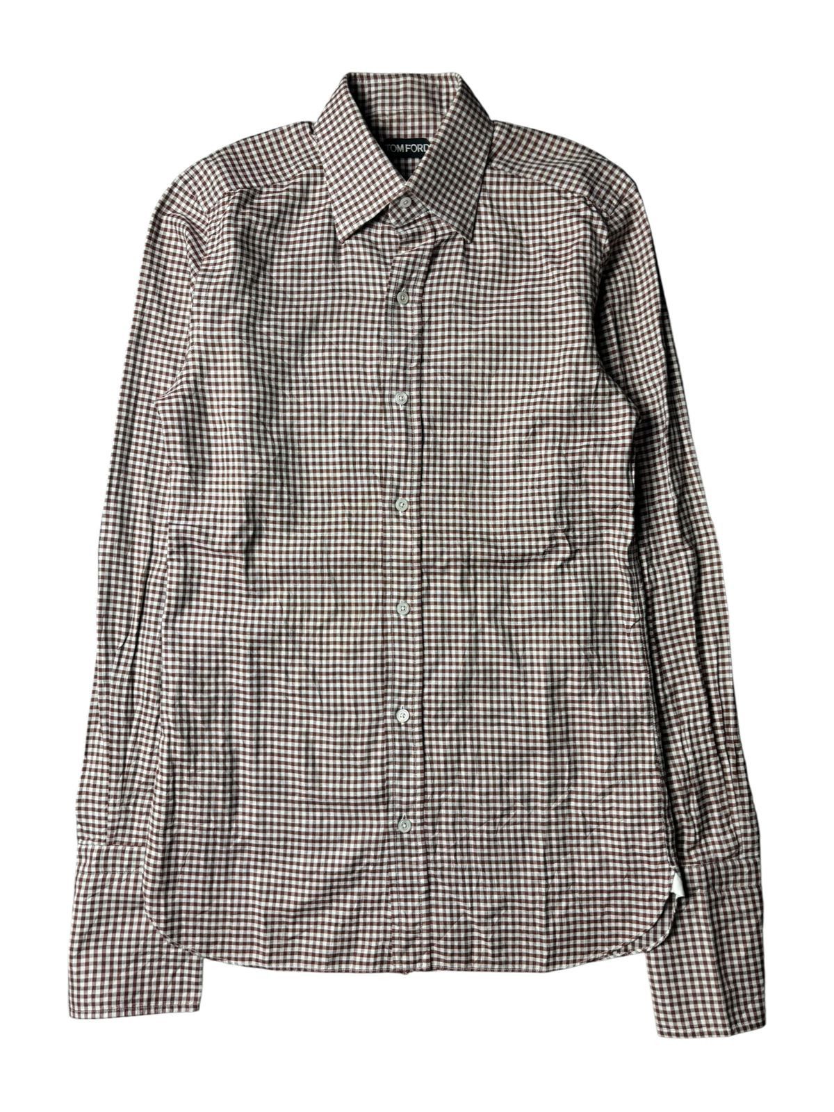 Tom Ford 2000s Tom Ford Plaid Button-Up Shirt Size US S / EU 44-46 / 1 - 1 Thumbnail