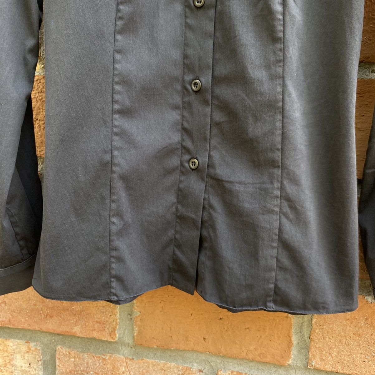 Prada Prada Elegant Black Fitted Long-Sleeve Shirt Size XS / US 0-2 / IT 36-38 - 18 Thumbnail