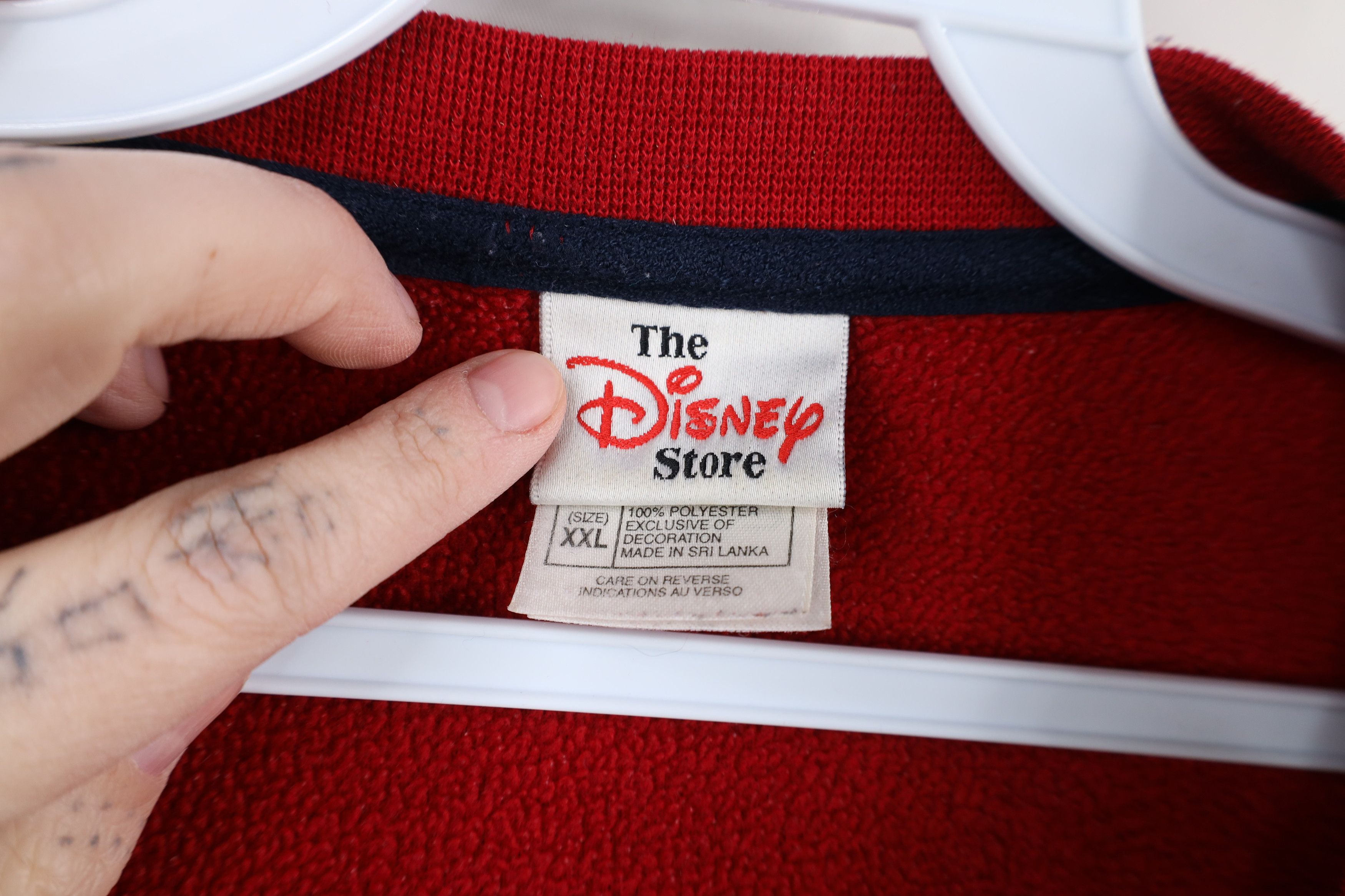 Disney × Vintage Vintage 90s Disney Mickey Mouse and Friends Fleece Sweater Size US XXL / EU 58 / 5 - 11 Thumbnail