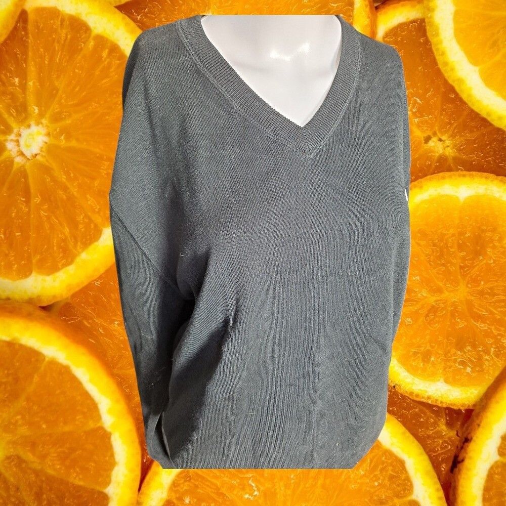 Lacoste Lacoste V-Neck Sweater Classic Fit Soft Knit Pullover Casual Size US XL / EU 56 / 4 - 8 Thumbnail